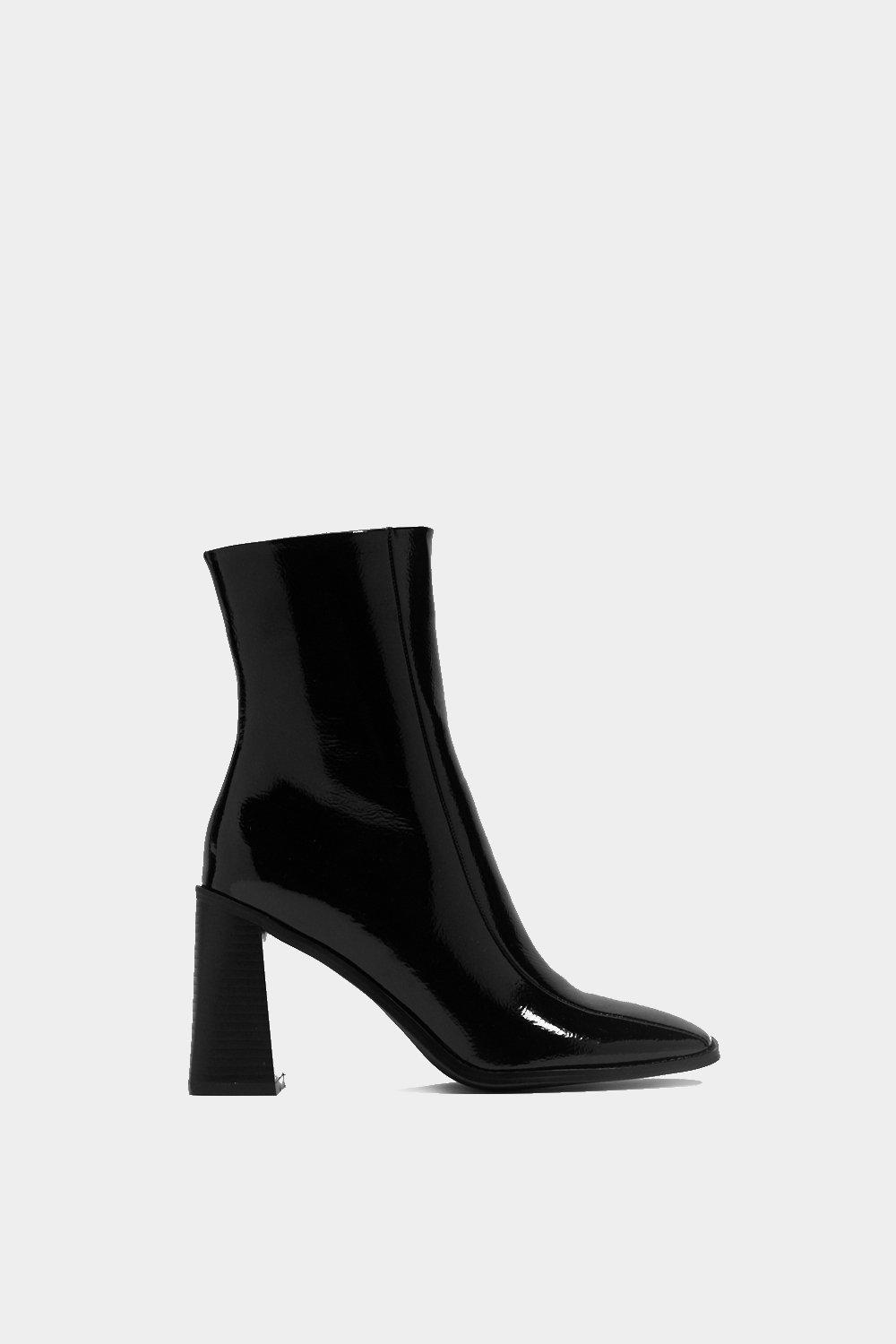bottines vernies à talons