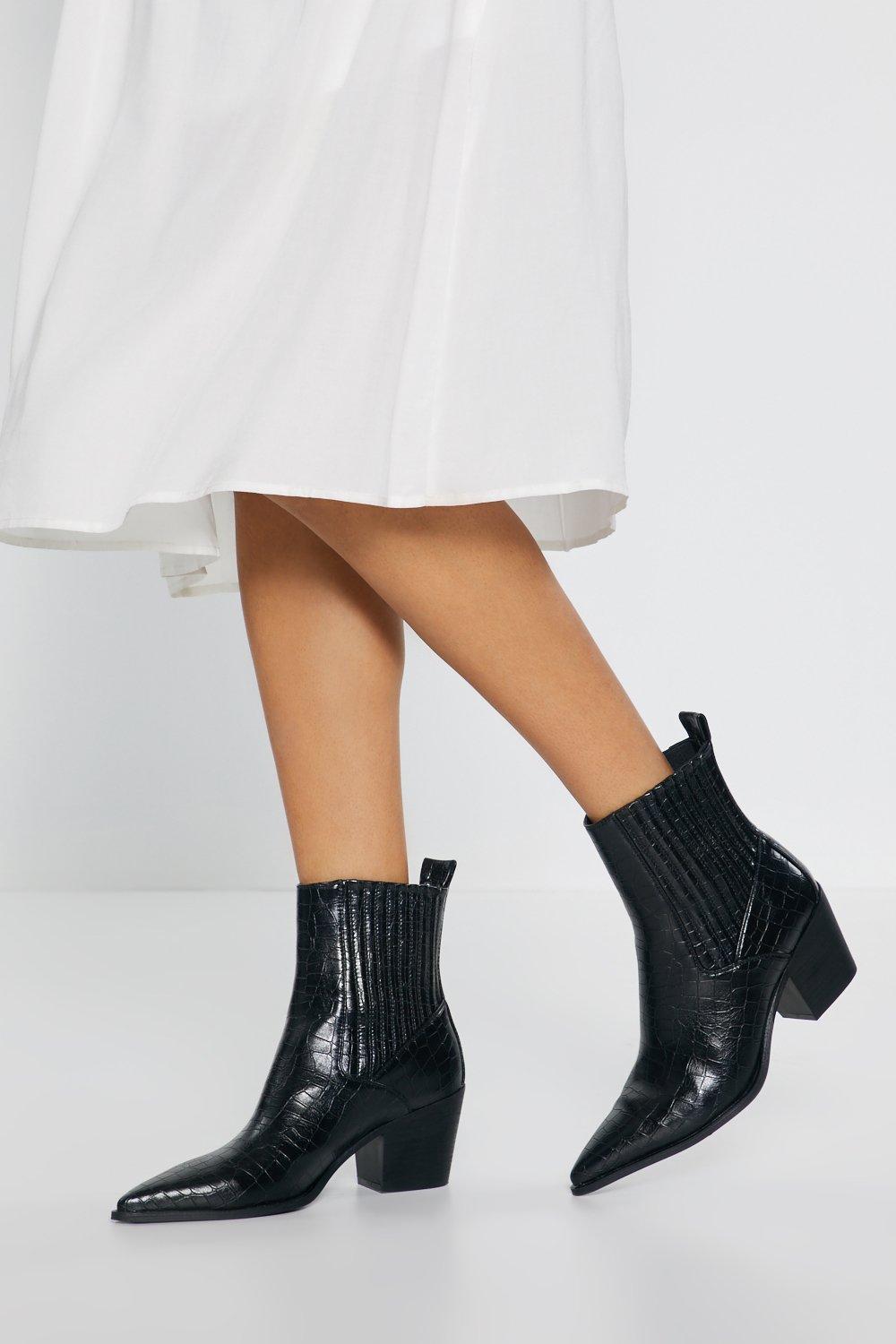 nasty gal croc boots