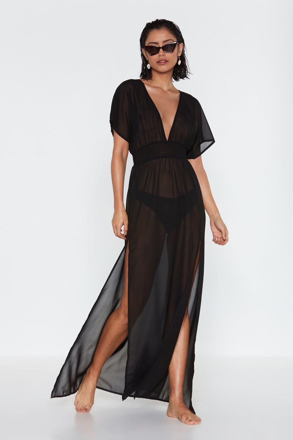 maxi dress with cover up