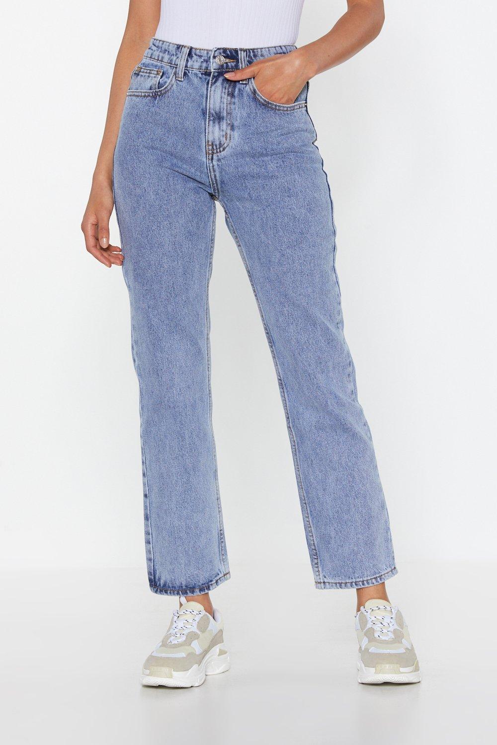 straight leg jeans