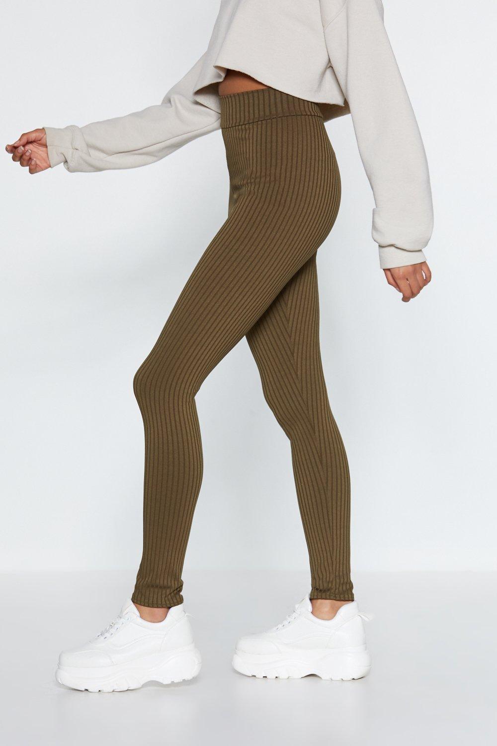 Long Run Ribbed Leggings | Nasty Gal