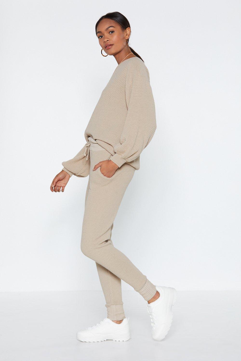 sweats and sweater set