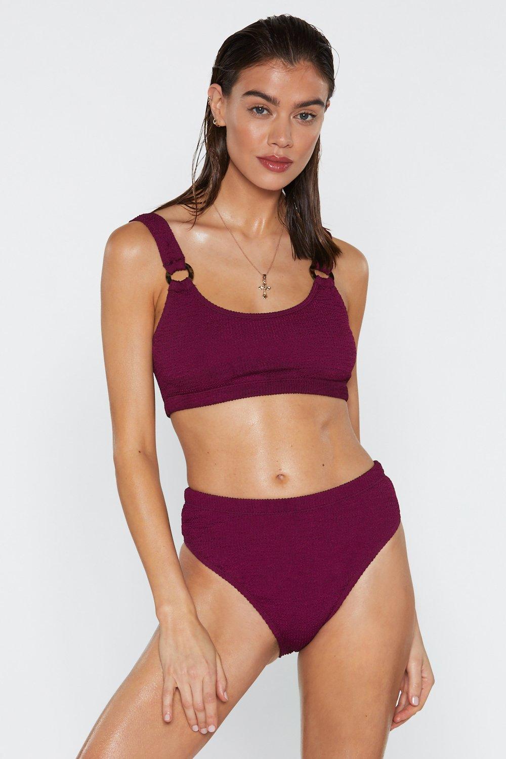 underwire v bikini top