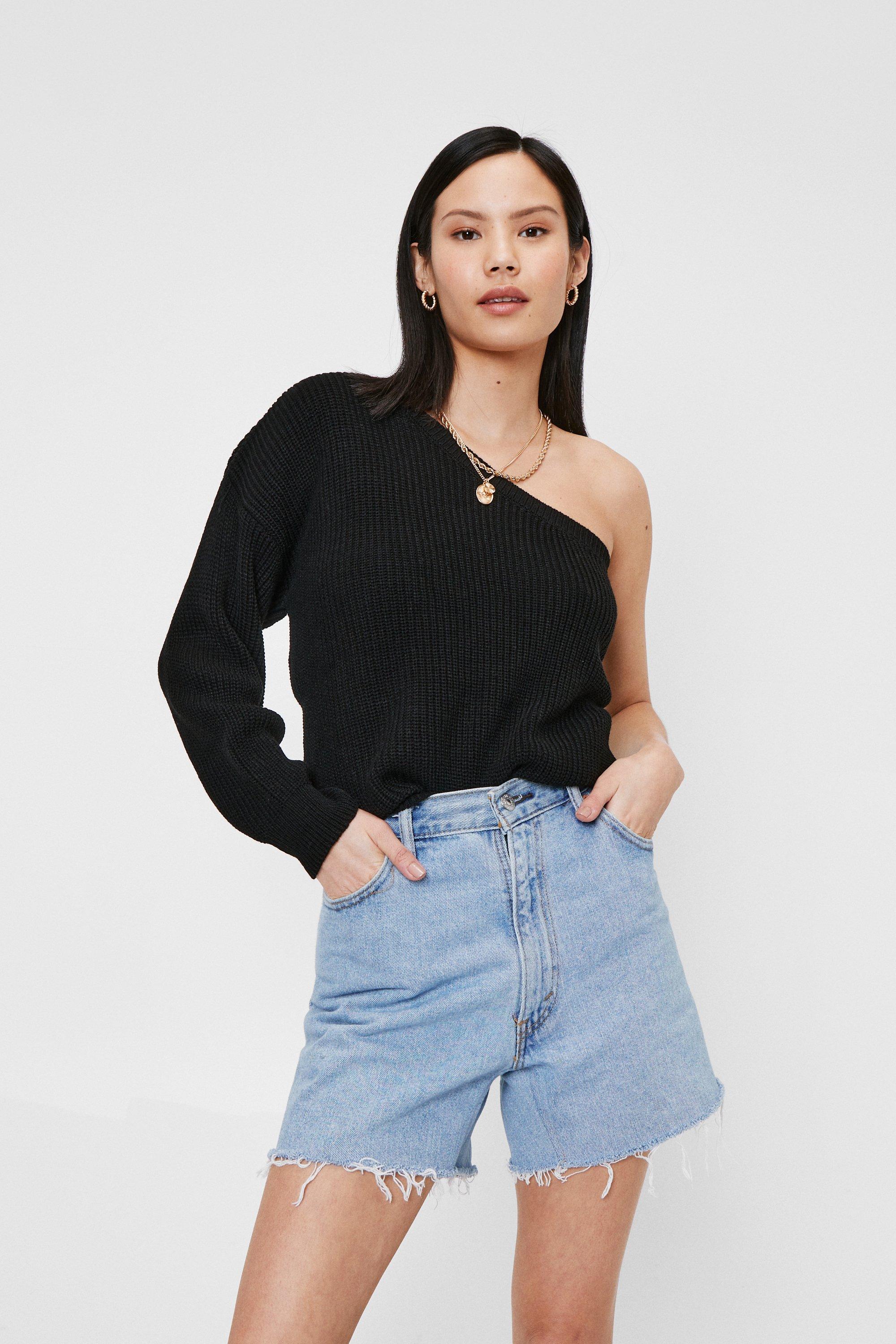 one shoulder jumper uk