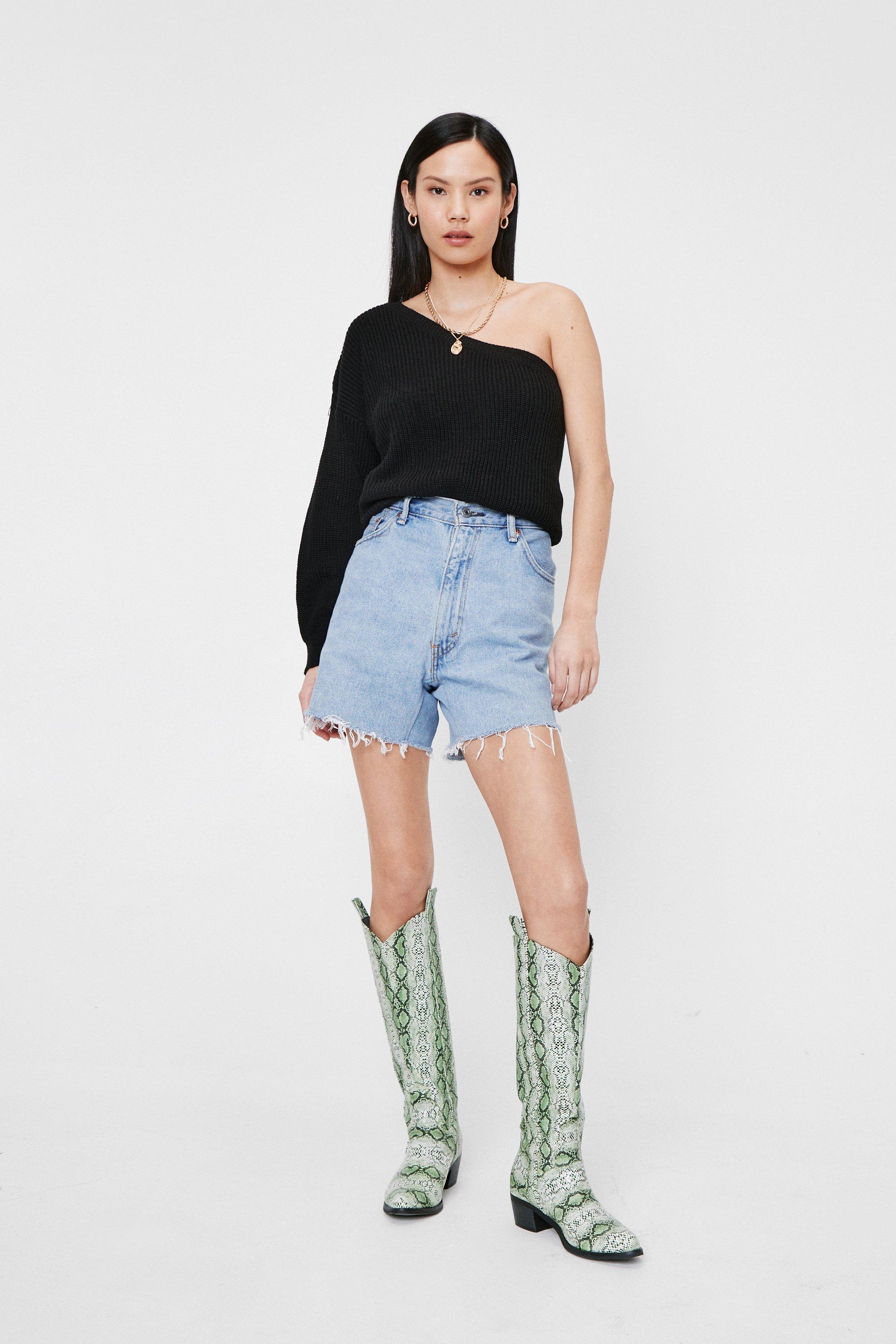 one shoulder jumper uk