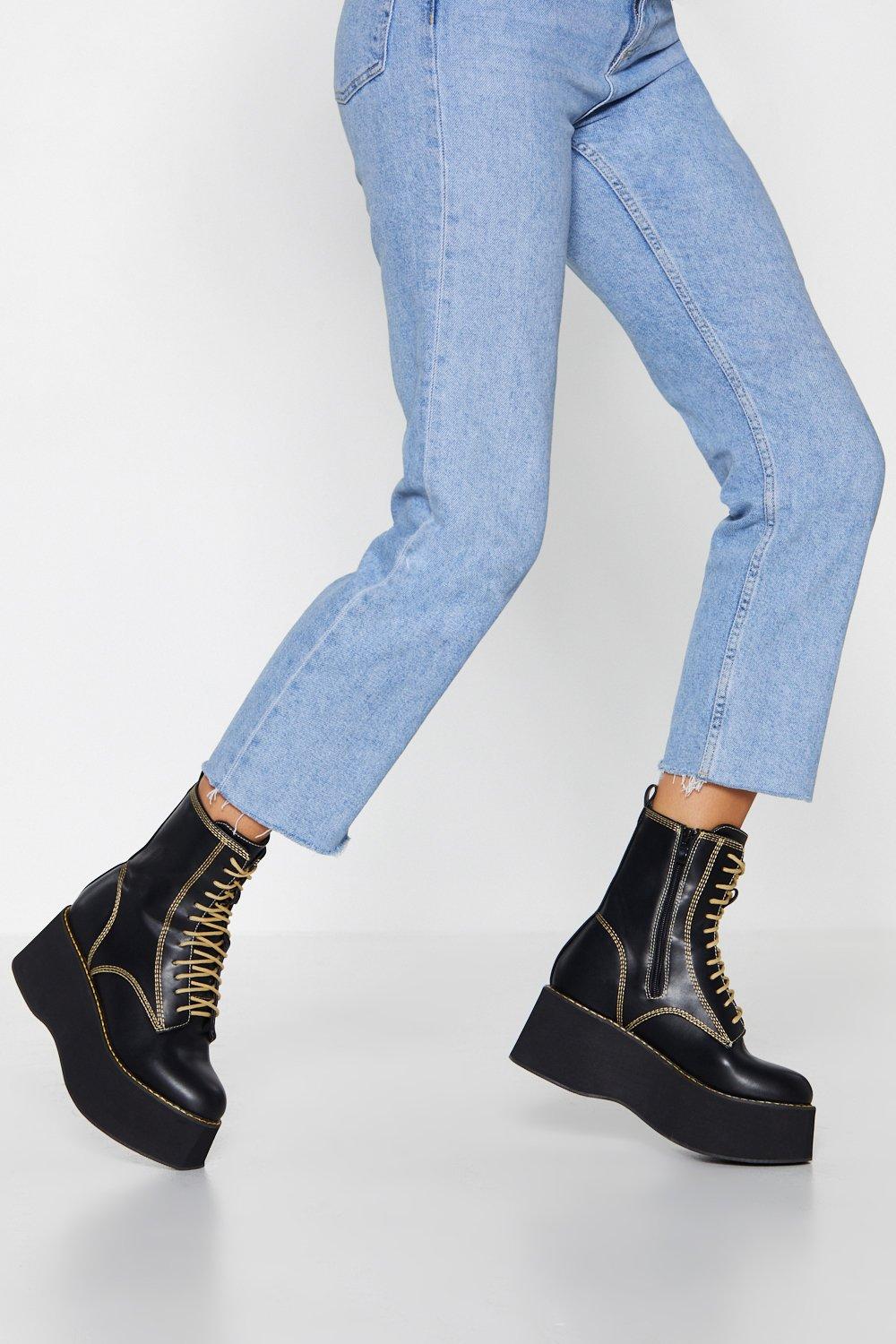 chaussure plateforme haute