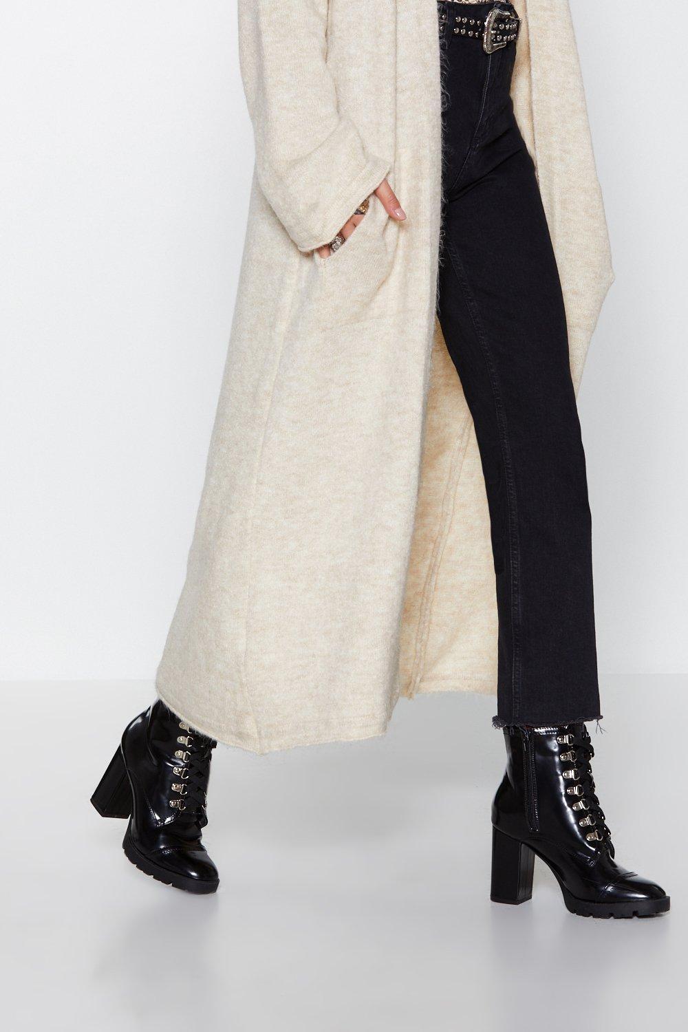 maxi cream cardigan