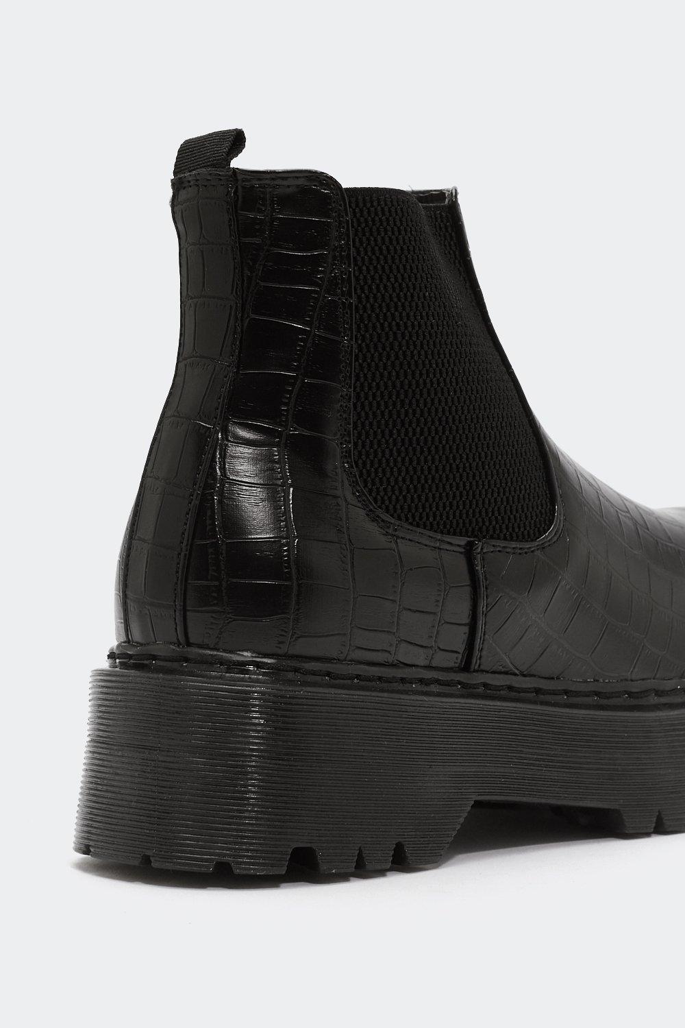 croc chelsea boots