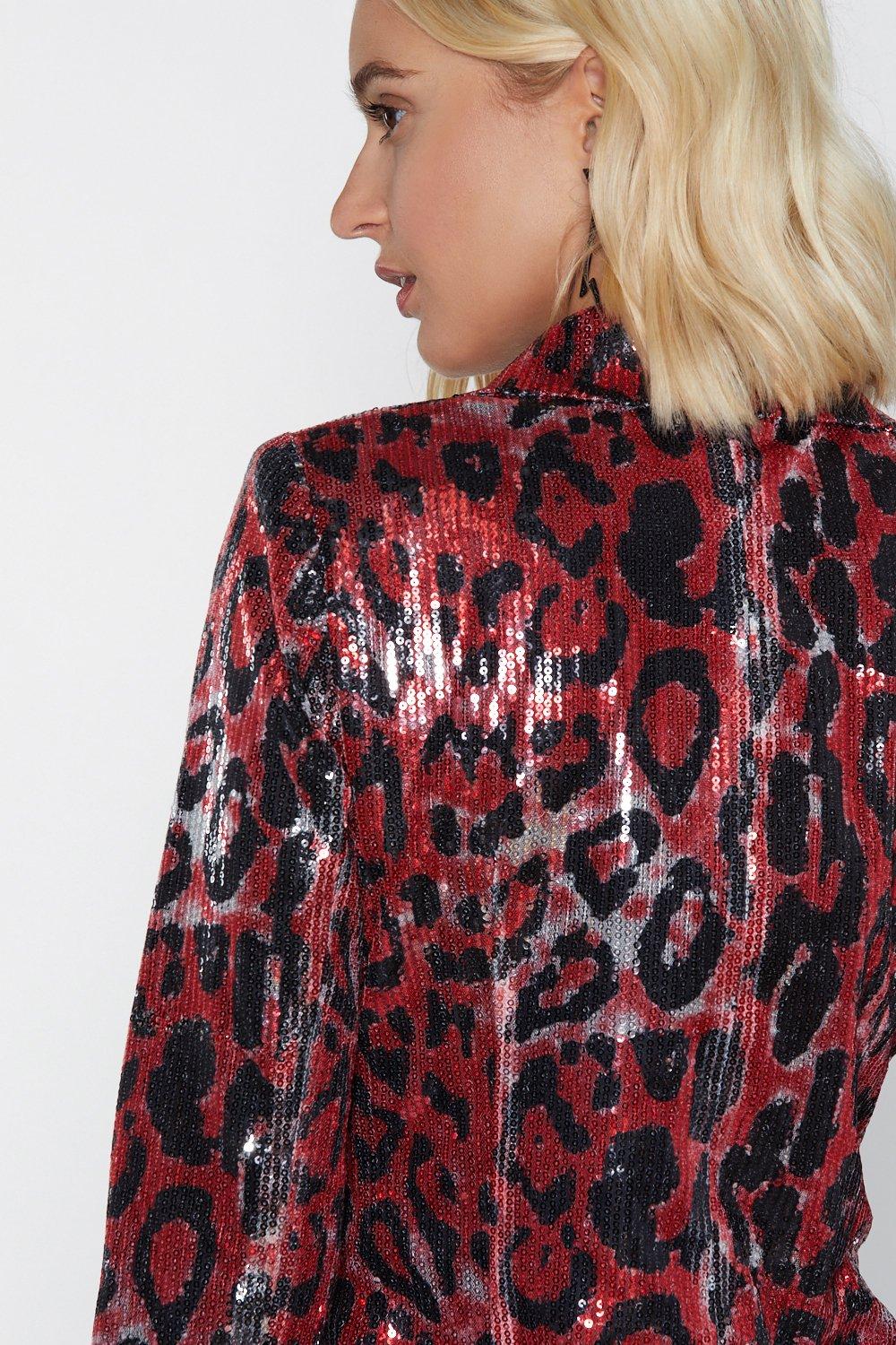 nasty gal sequin jacket
