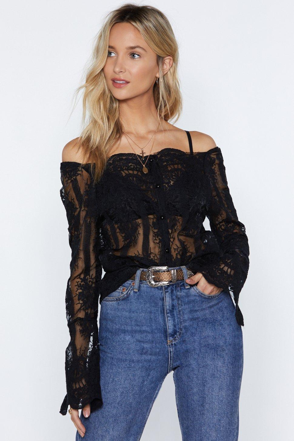 lace off shoulder