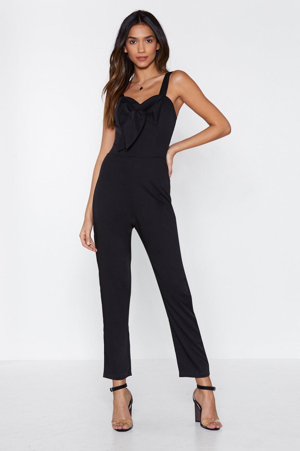 nasty gal black jumpsuit