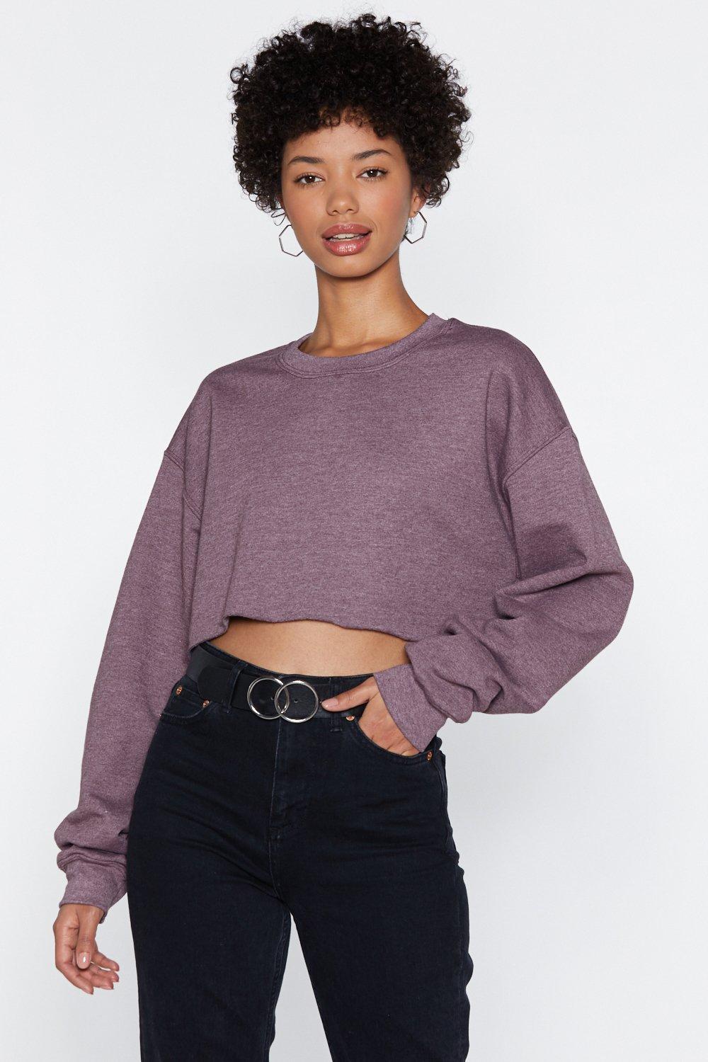 nasty gal cropped sweater