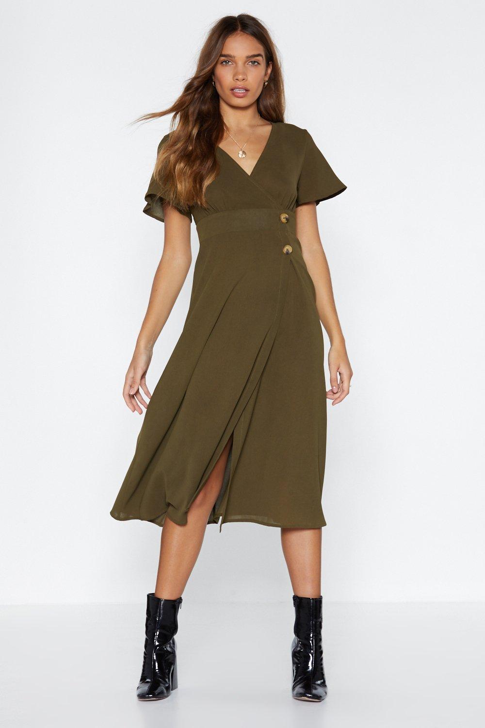 midi dress nasty gal
