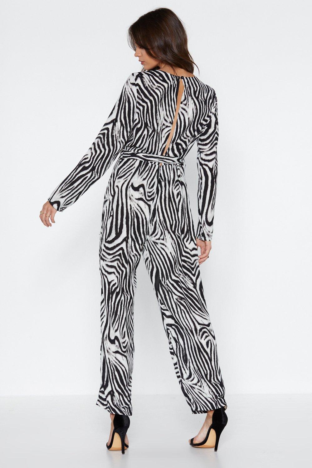 jumpsuit zebra