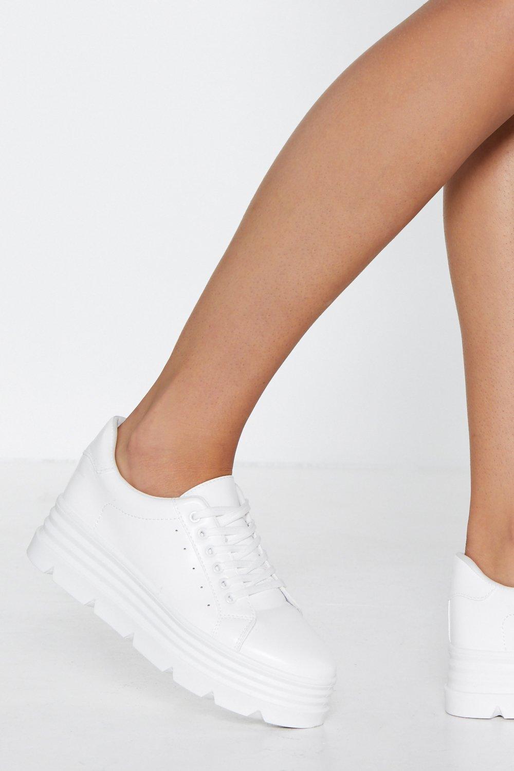 nasty gal white sneakers