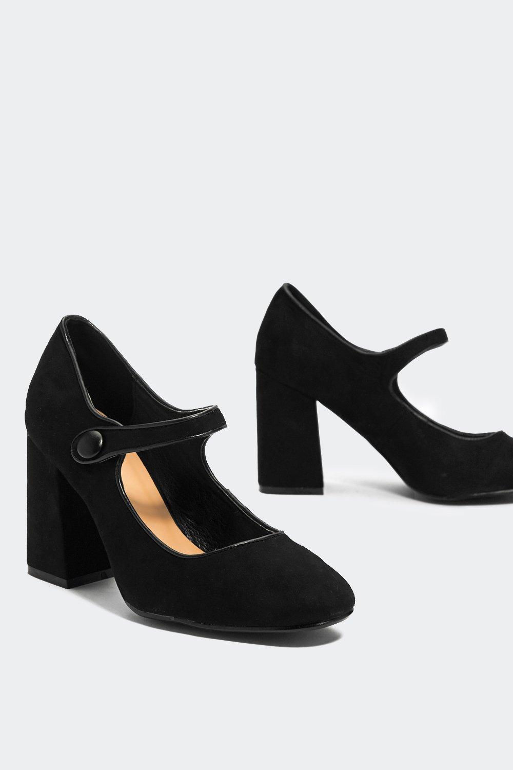 black mary jane shoes heels