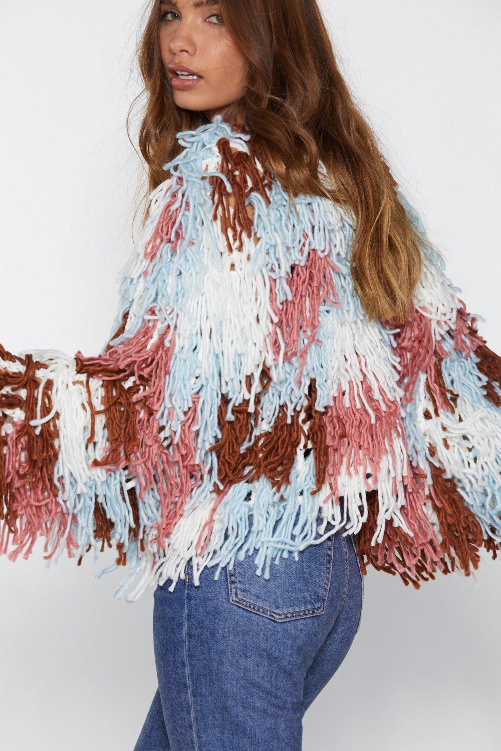 bad romance shaggy cardigan