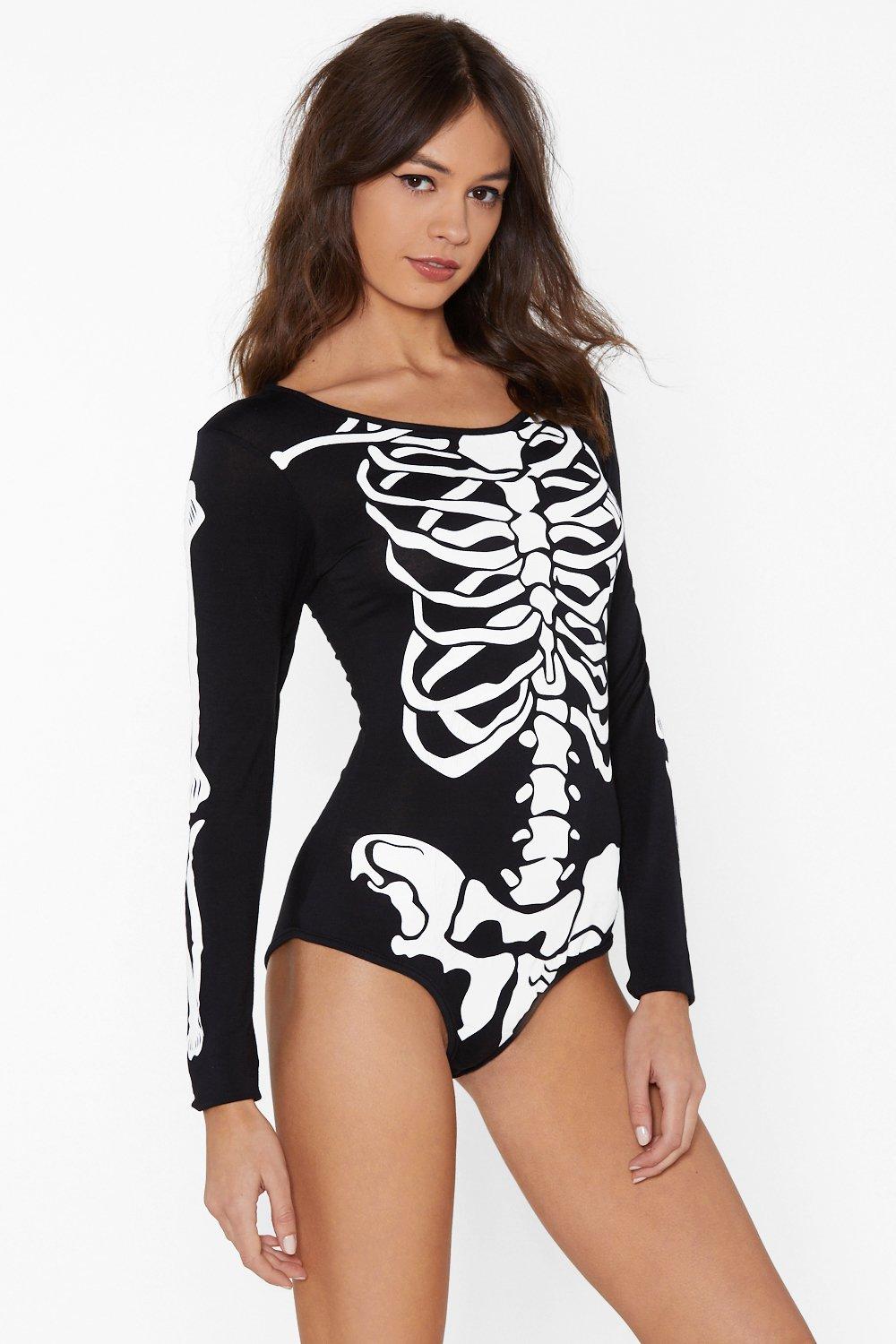 skeleton playsuit