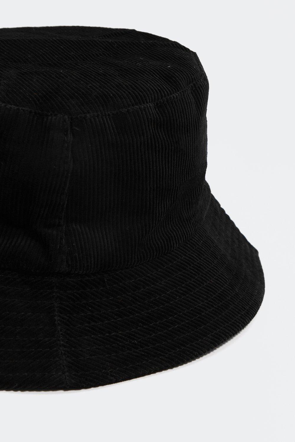 velvet bucket hat