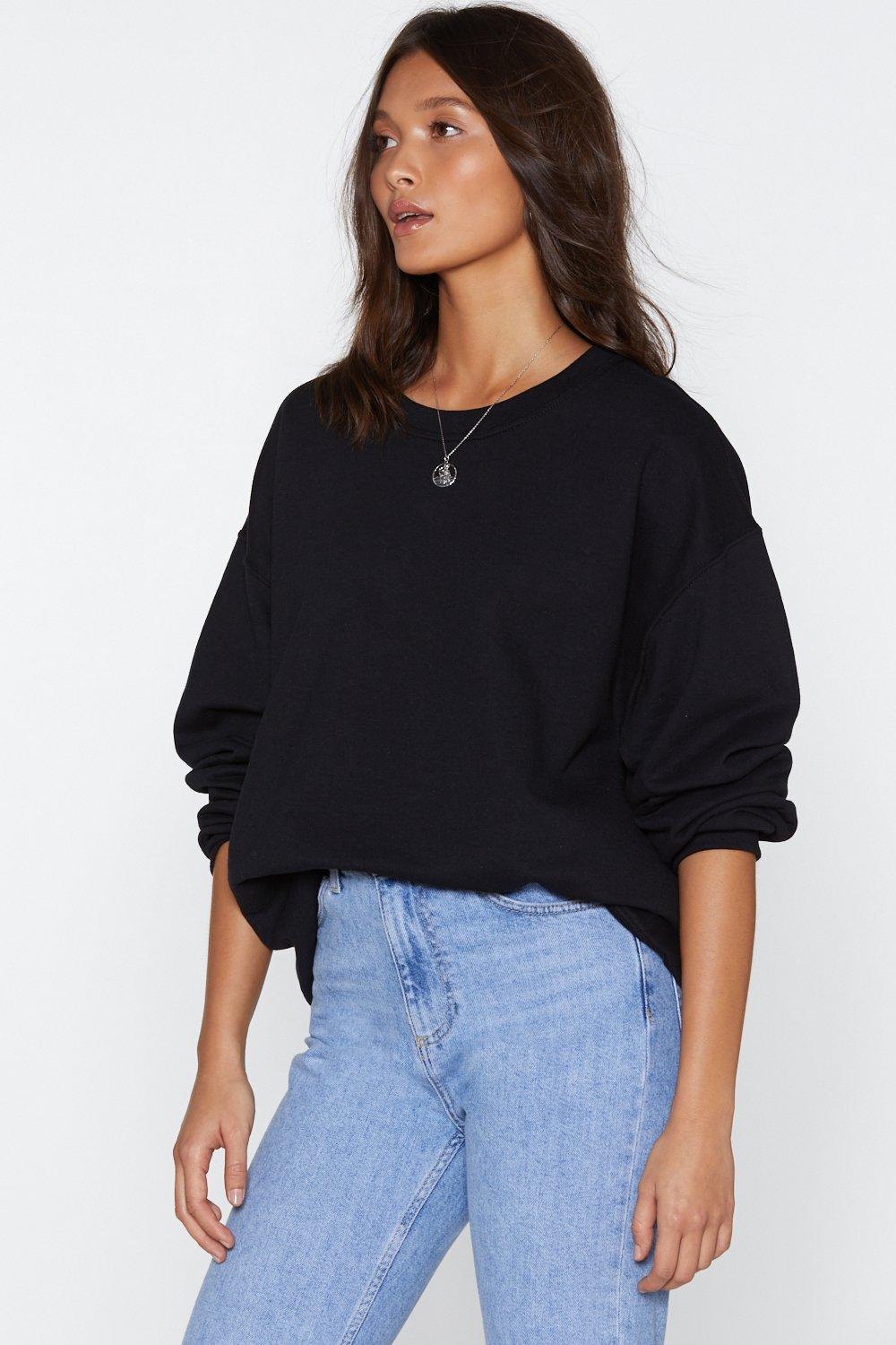 so oversized sweatshirt