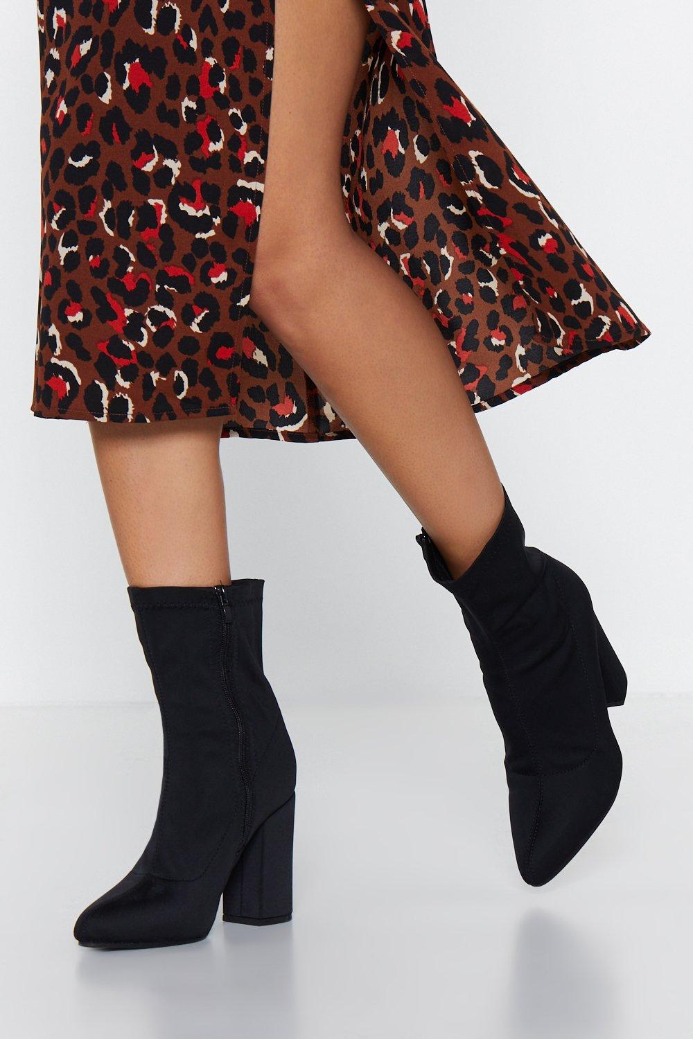 zip up sock boots