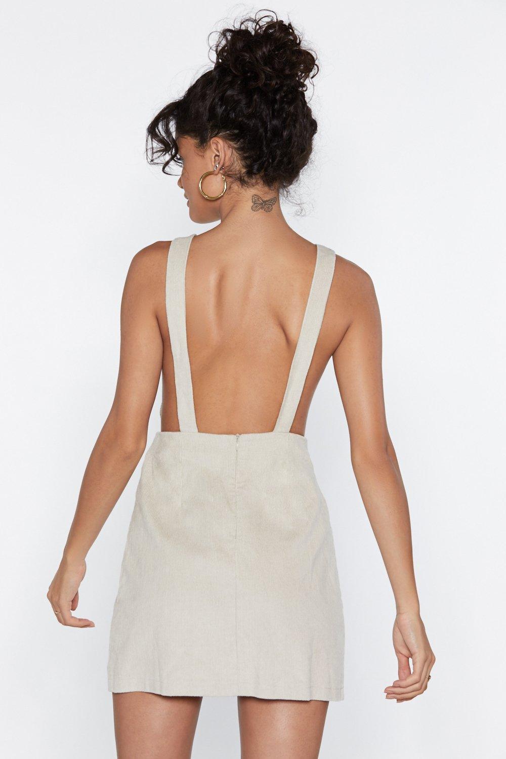 nasty gal pinafore dress