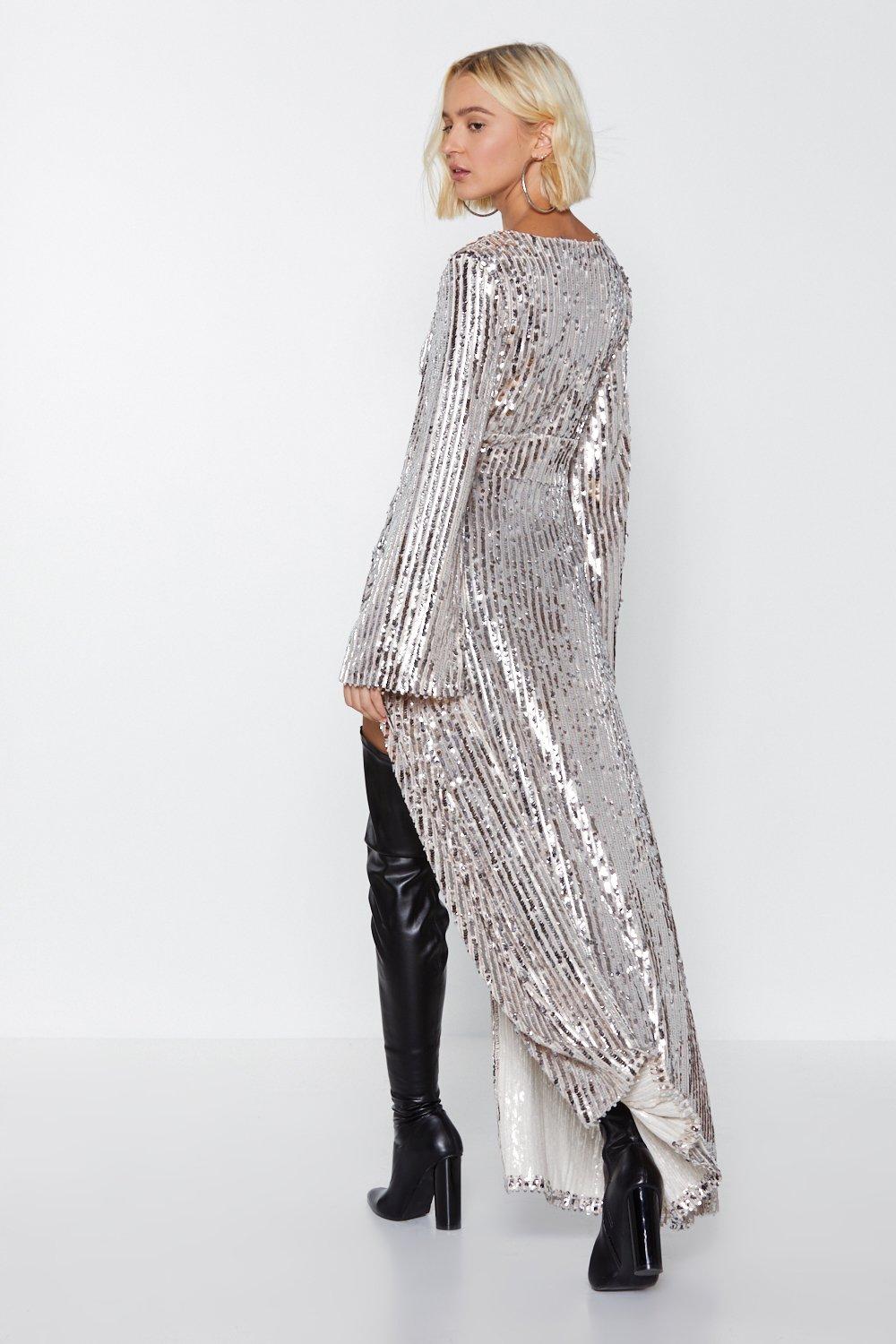 sequin top dress