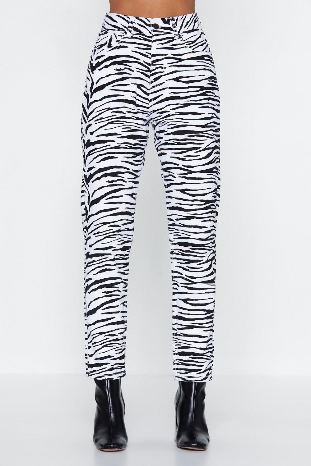 zebra jeans