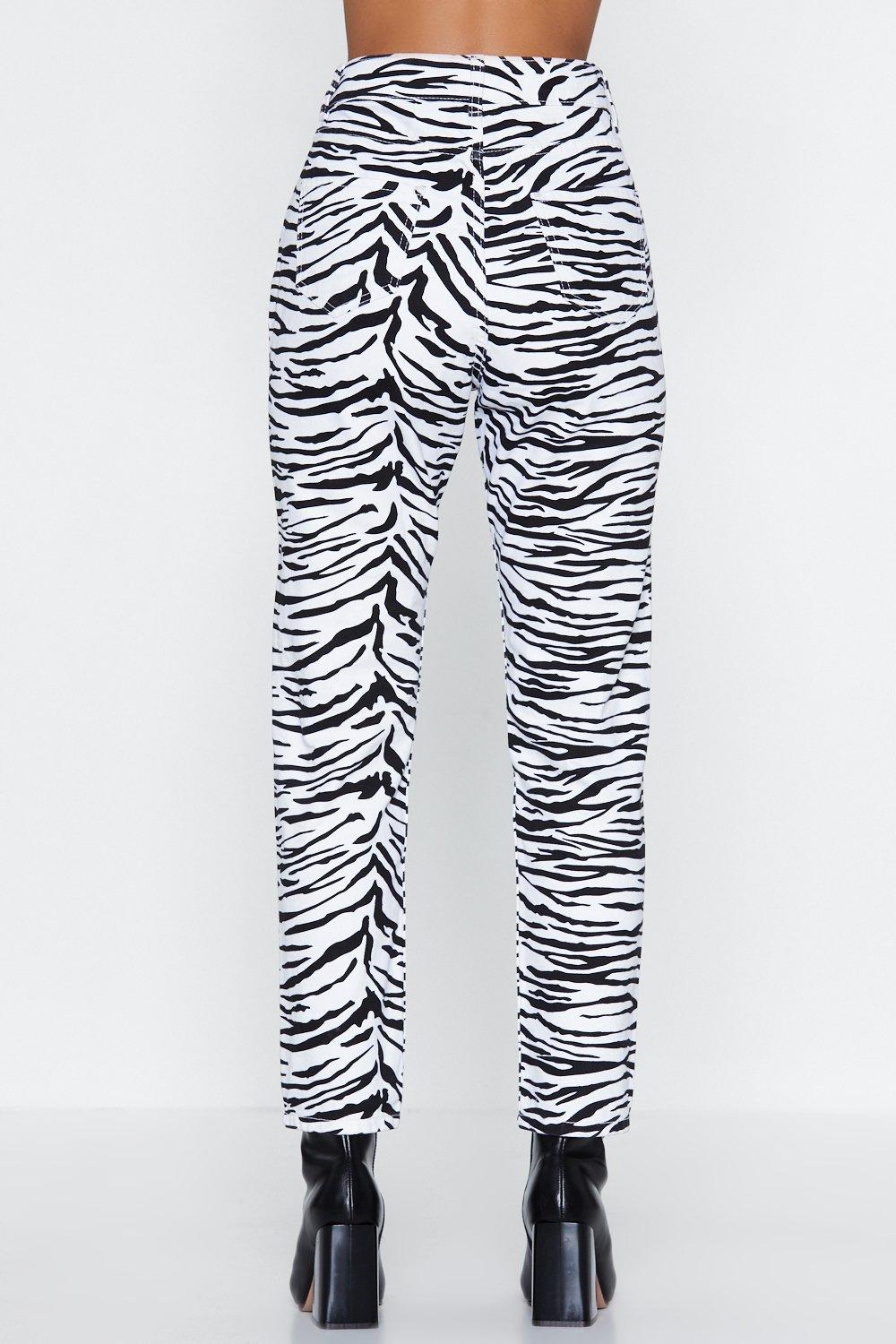 zebra jeans