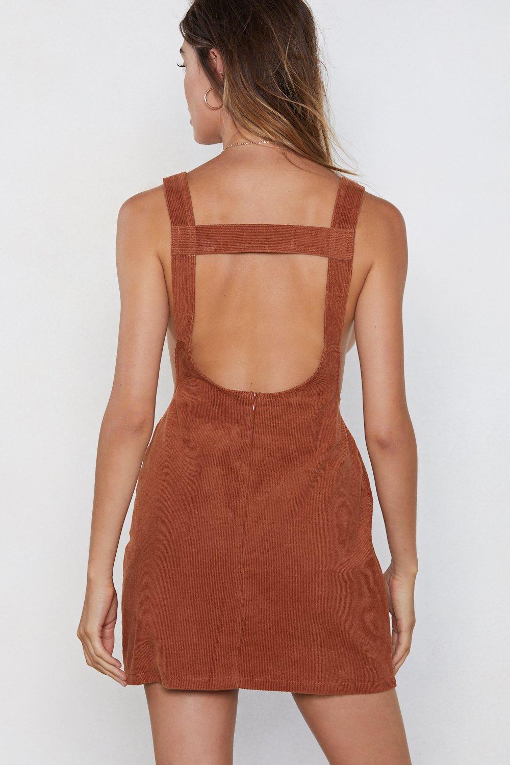 nasty gal pinafore dress