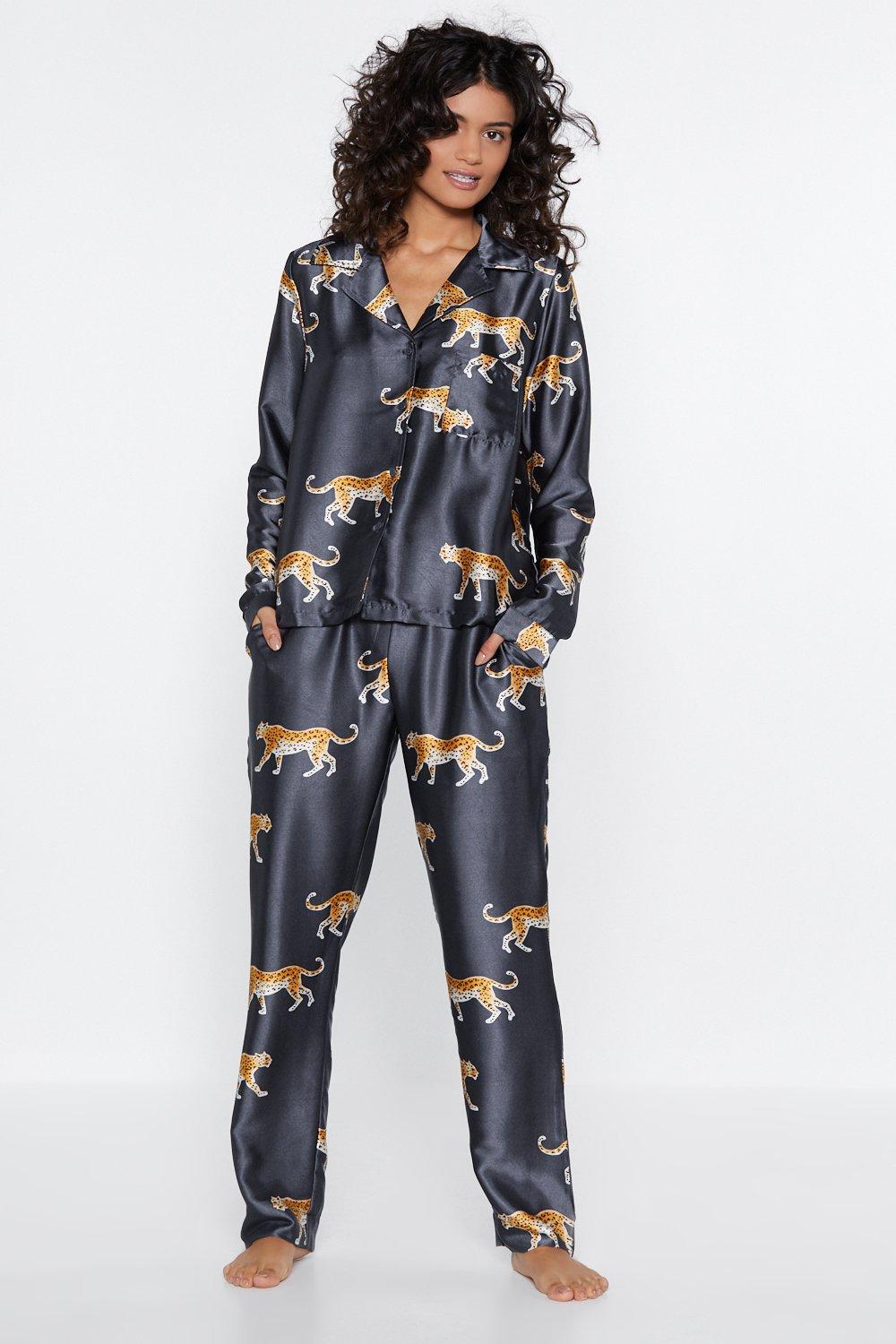 cheetah pajamas