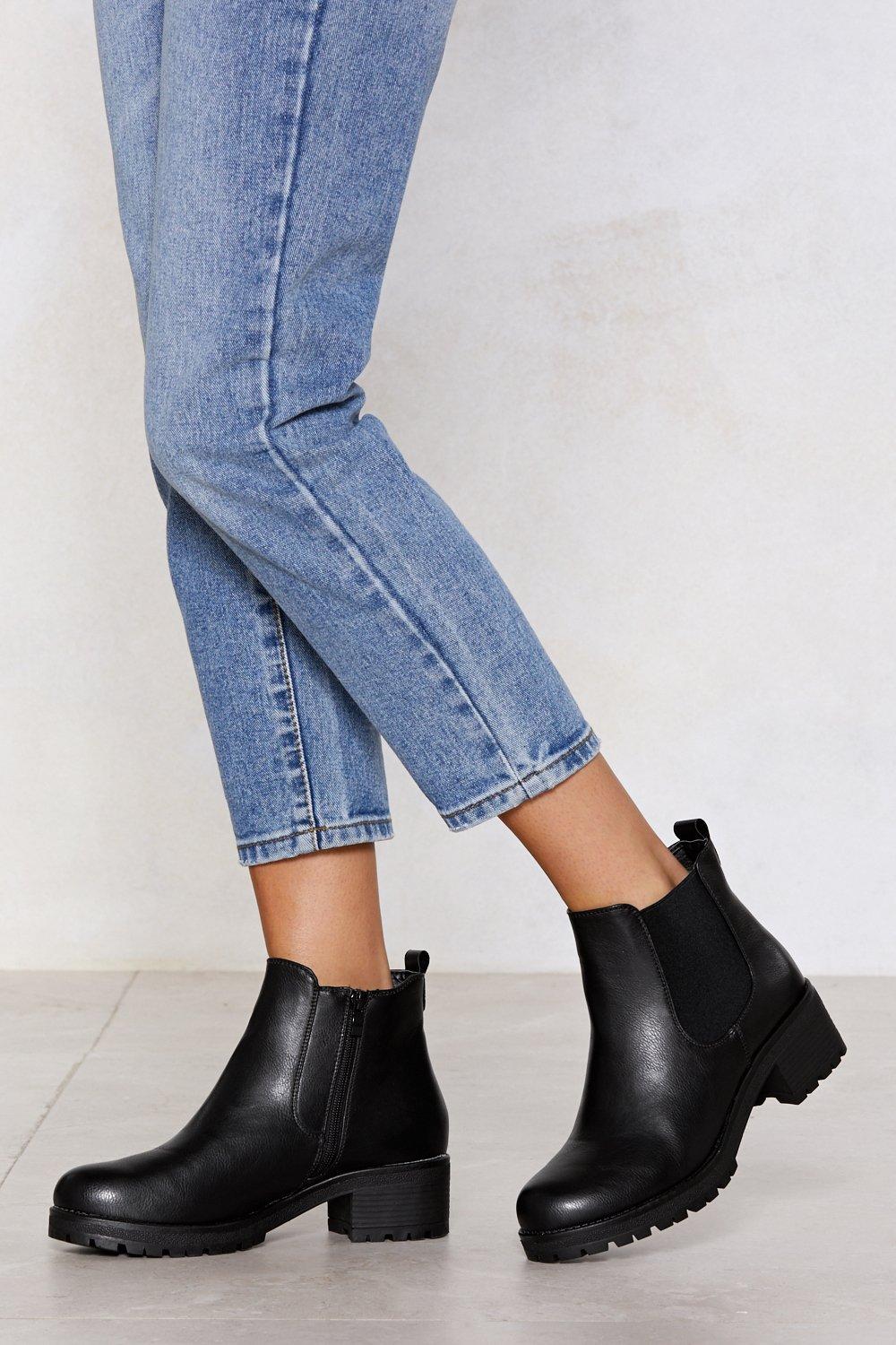 chelsea boots nasty gal