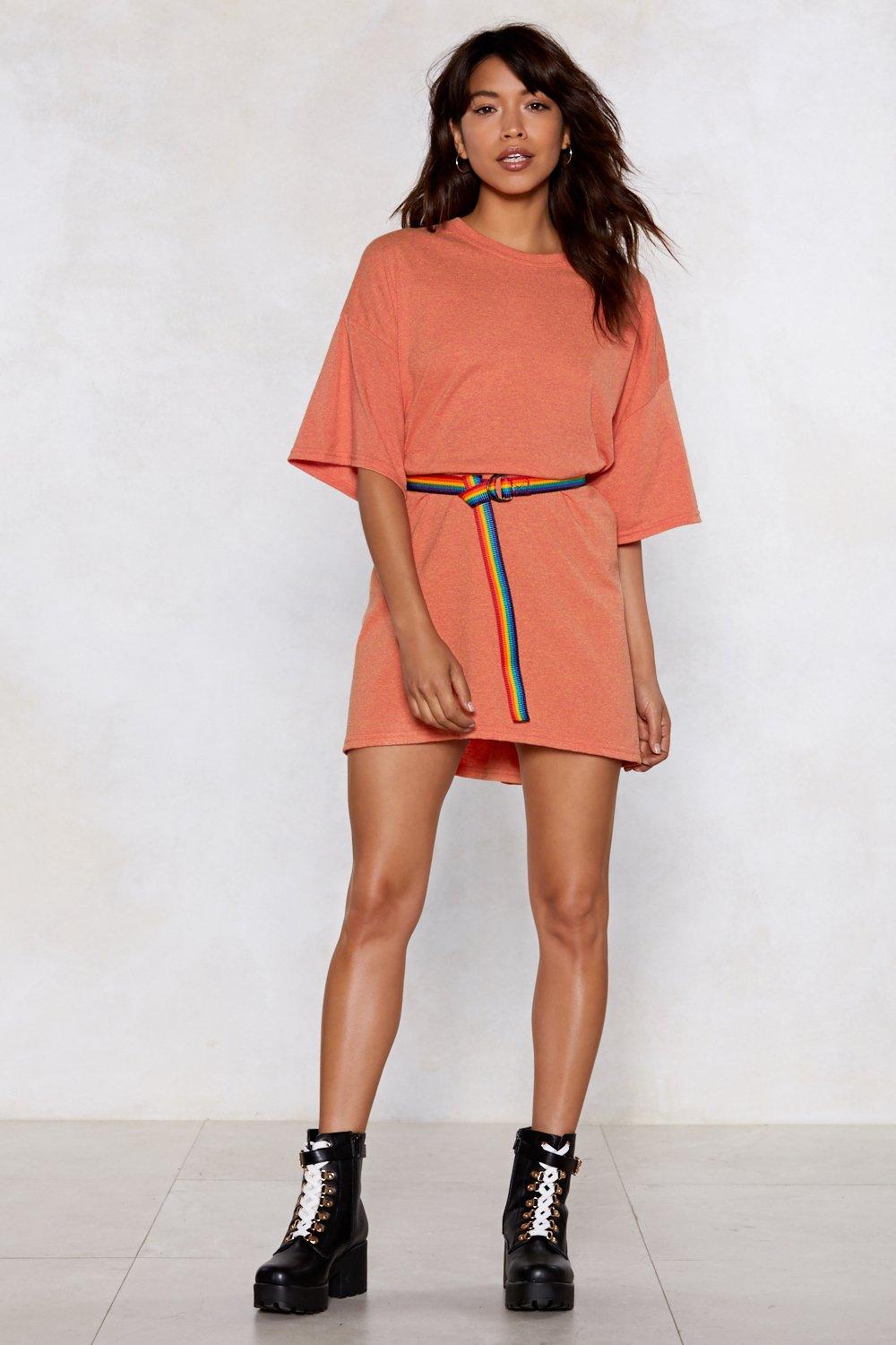 loose tee dress