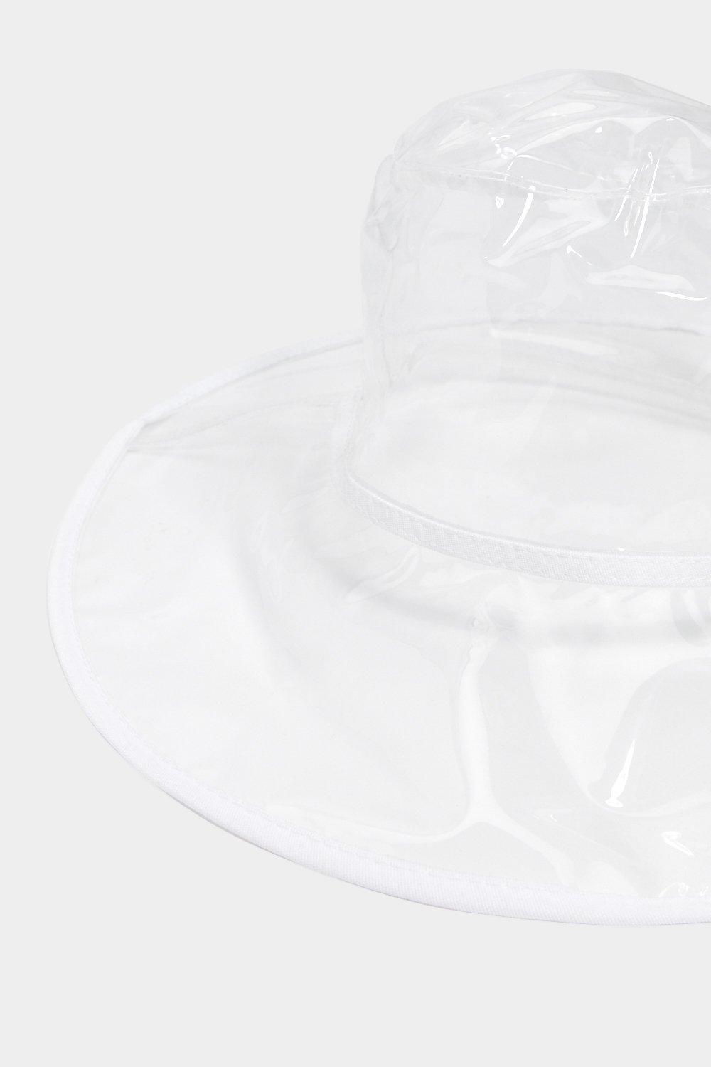 clear bucket hat