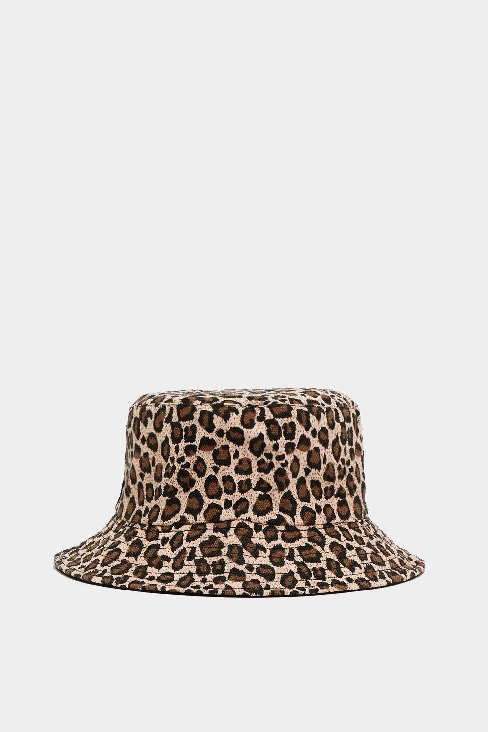 cheetah print bucket hat
