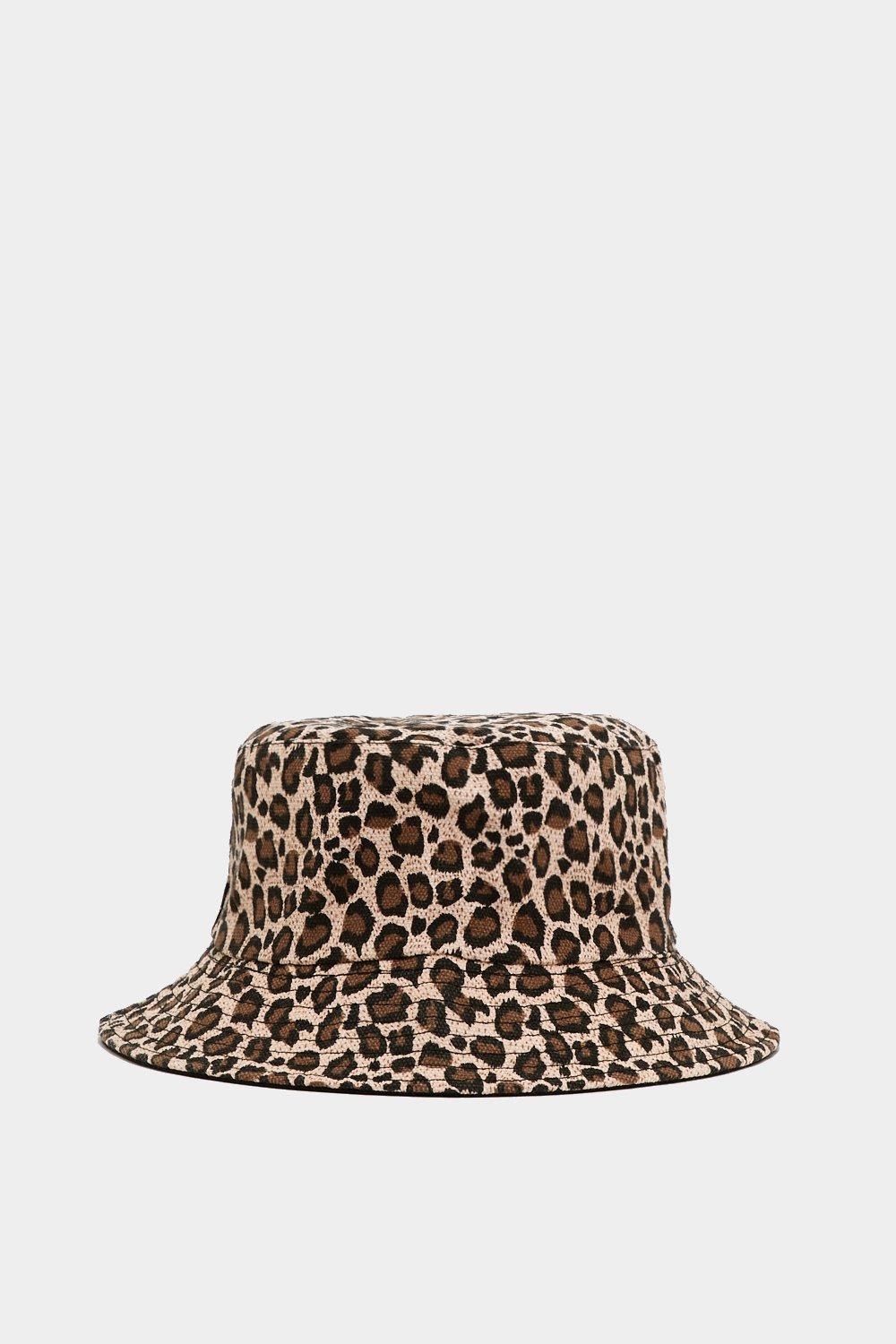 cheetah fur bucket hat