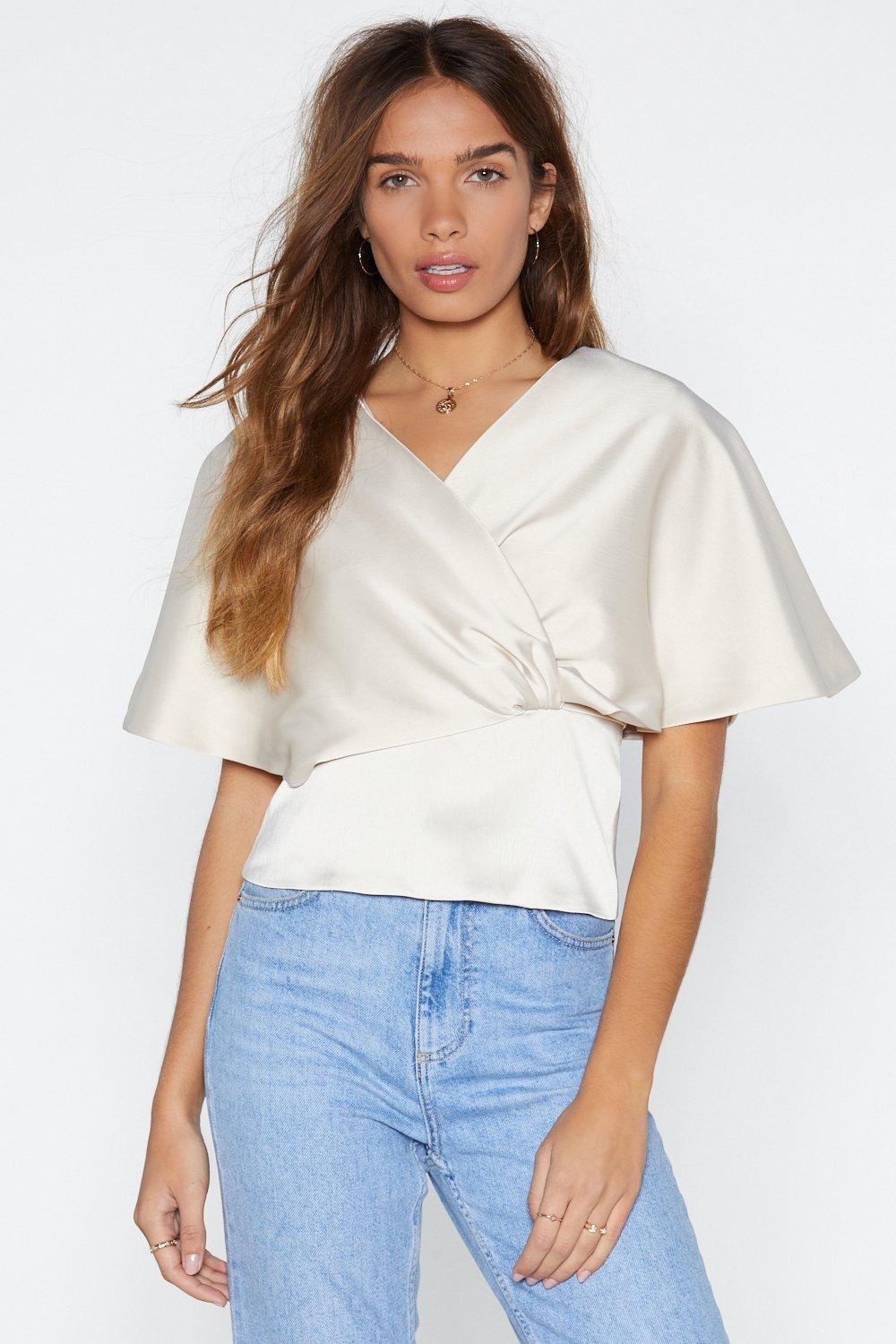 satin blouse near me