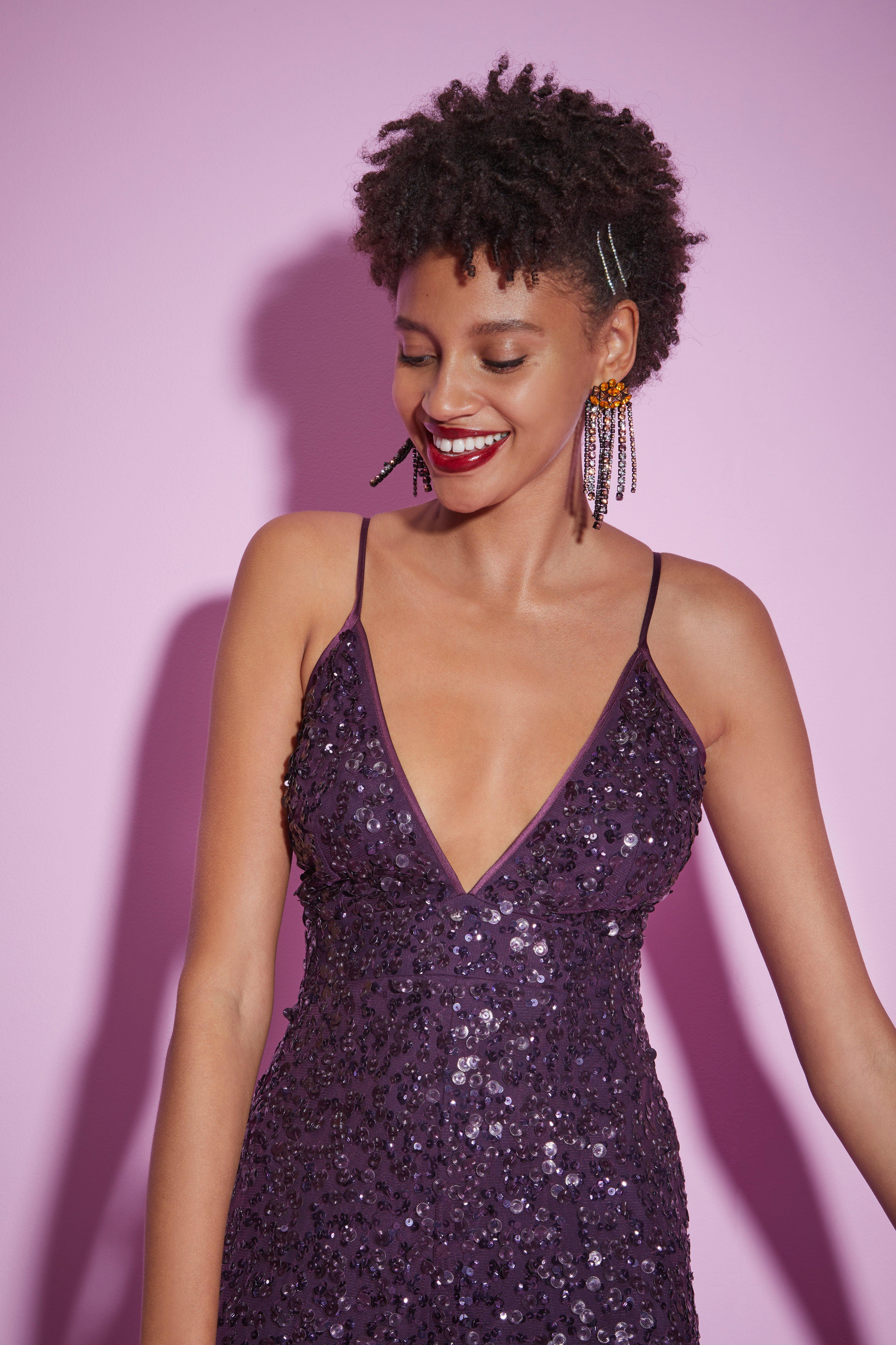 nasty gal sequin jumpsuit