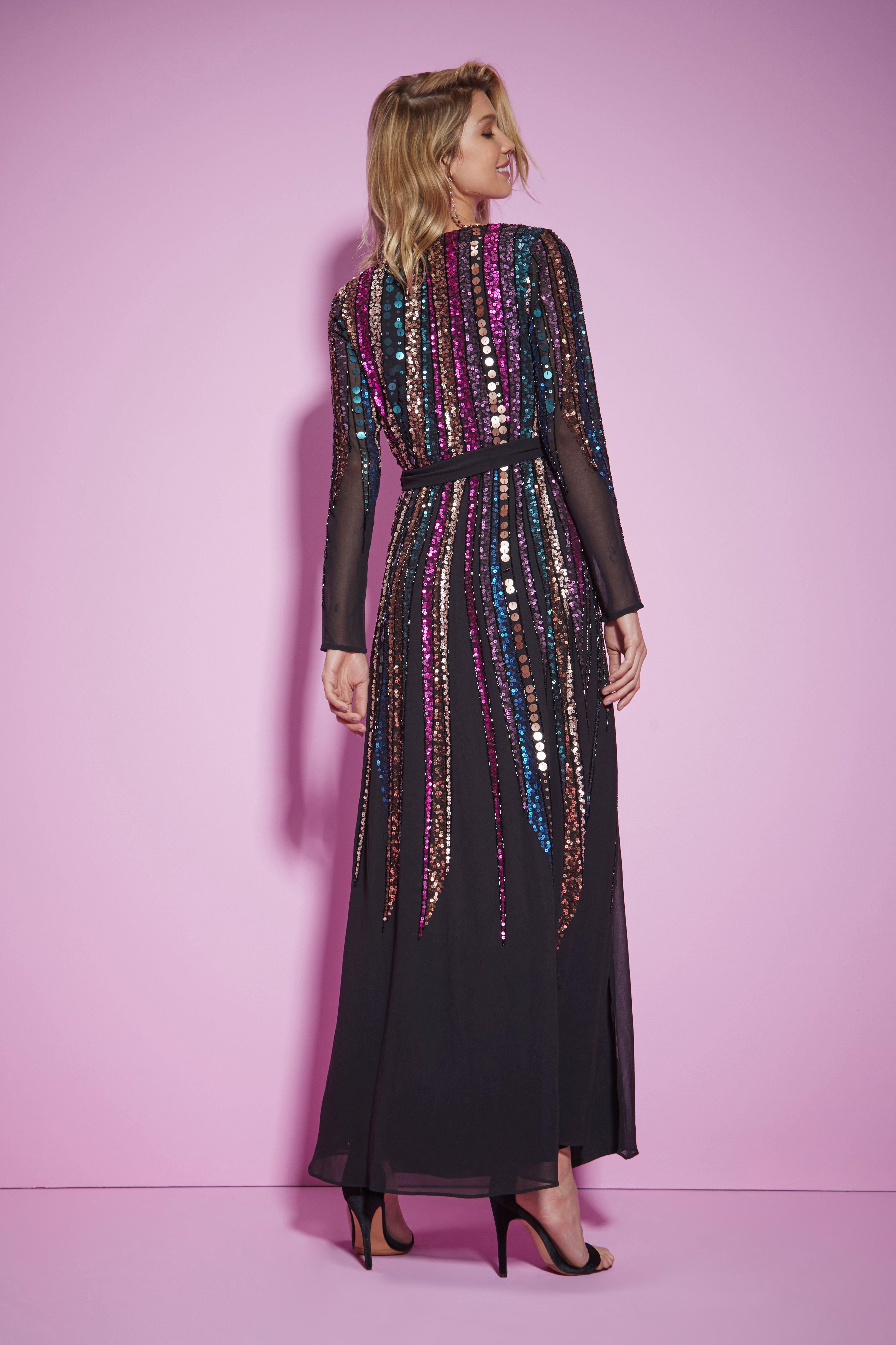 nasty gal glitter dress