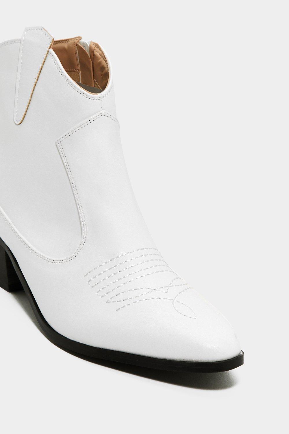 white western ankle boots