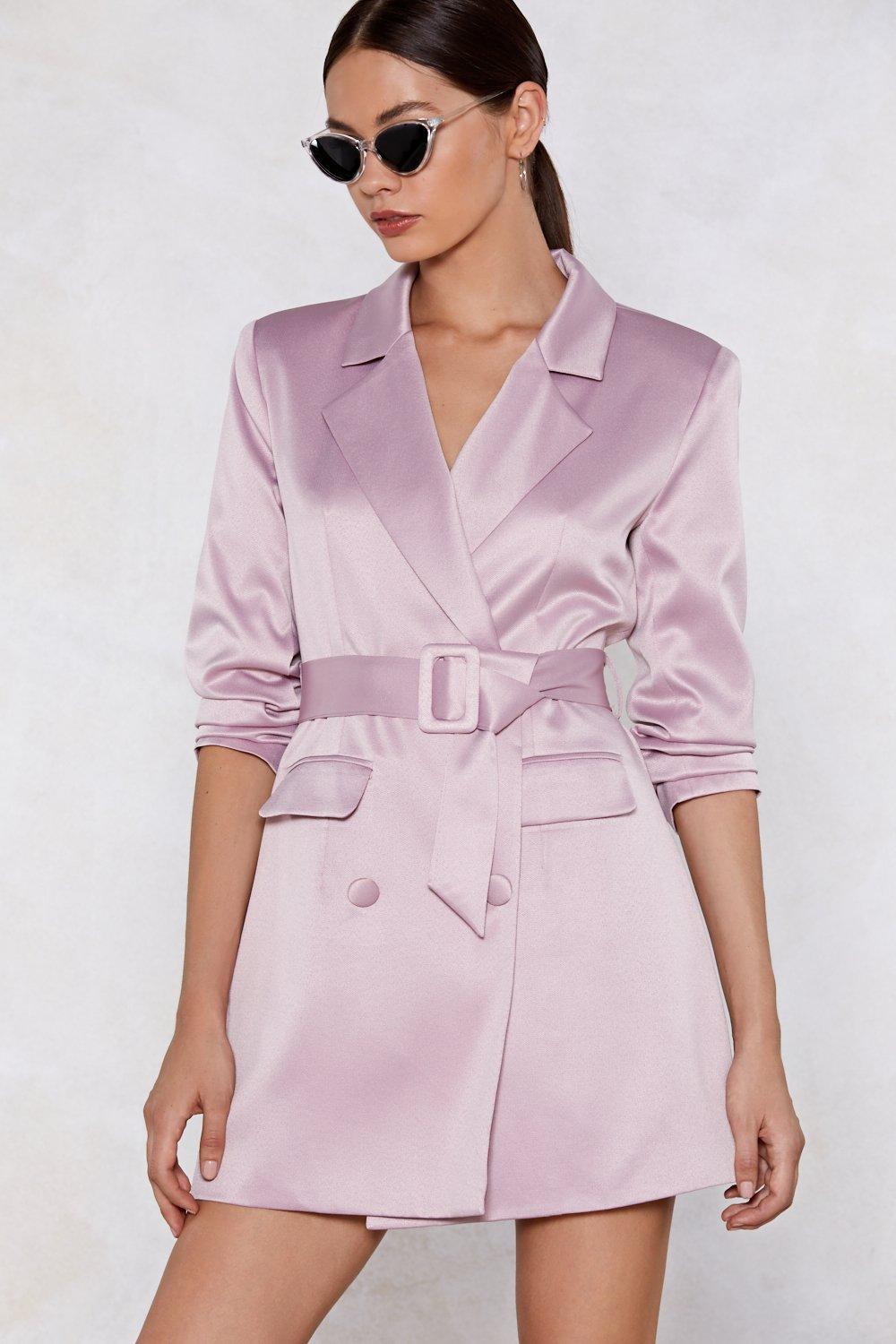 nasty gal blazer dress