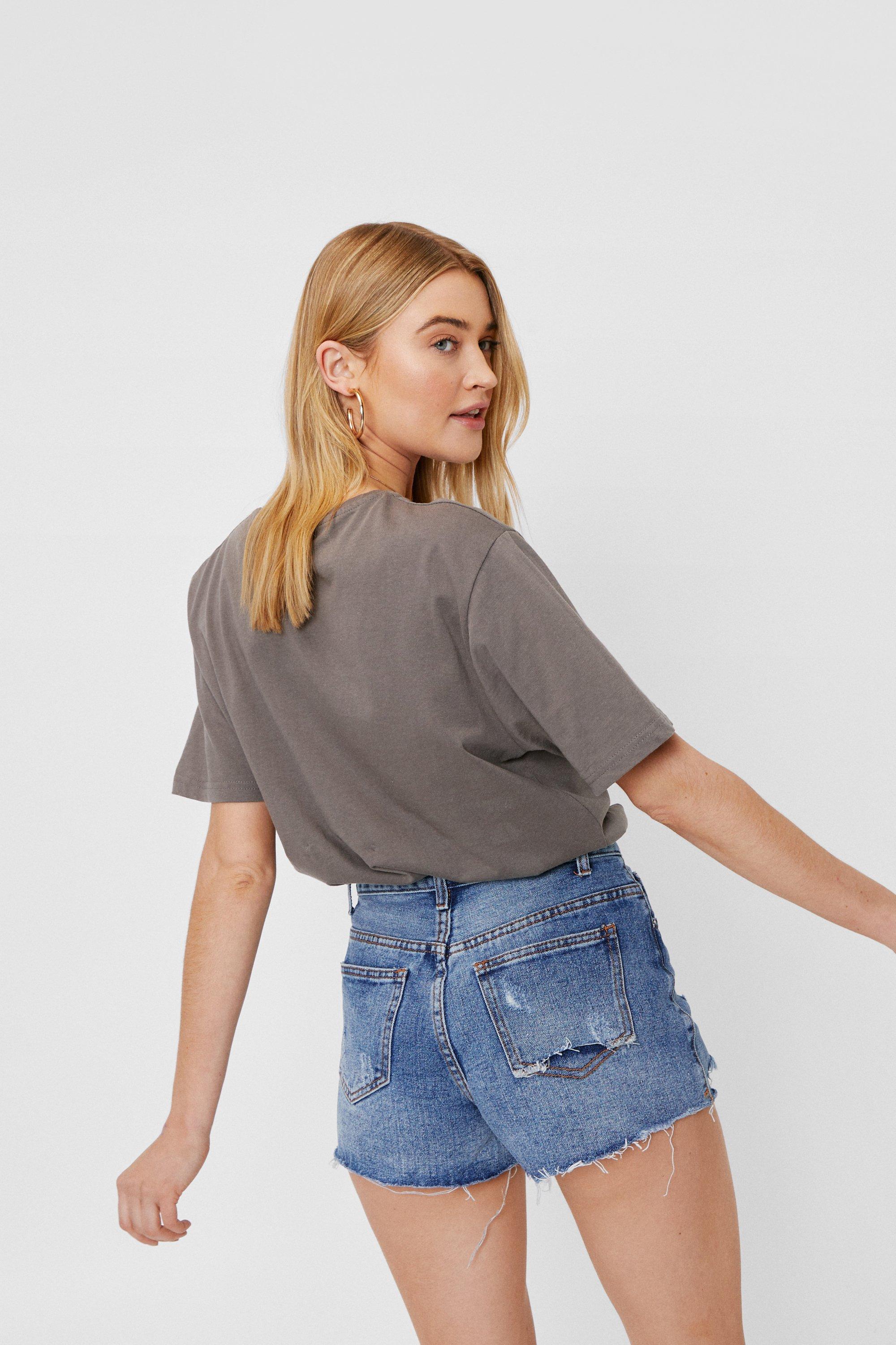 cheap distressed shorts