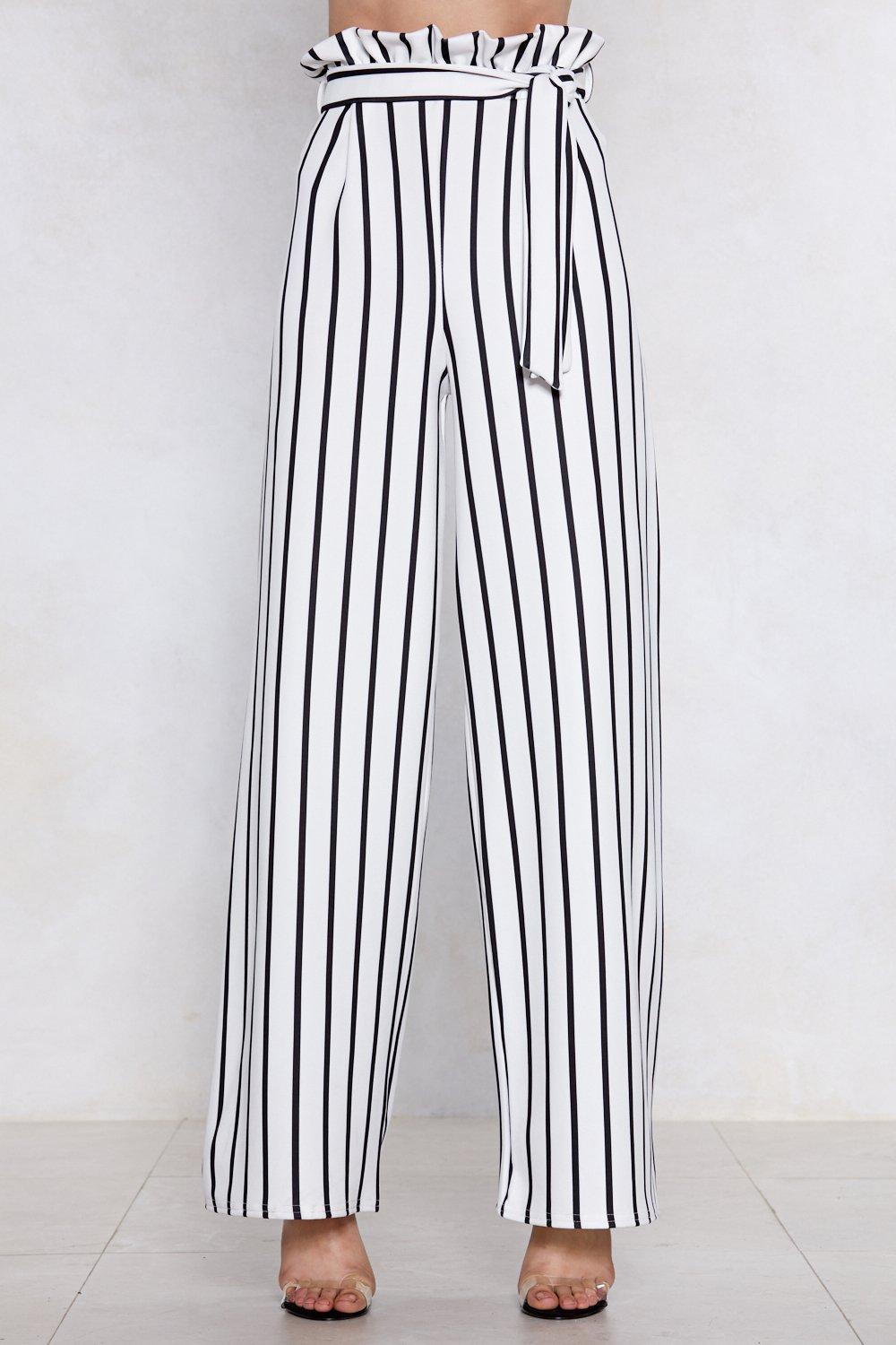 long striped pants