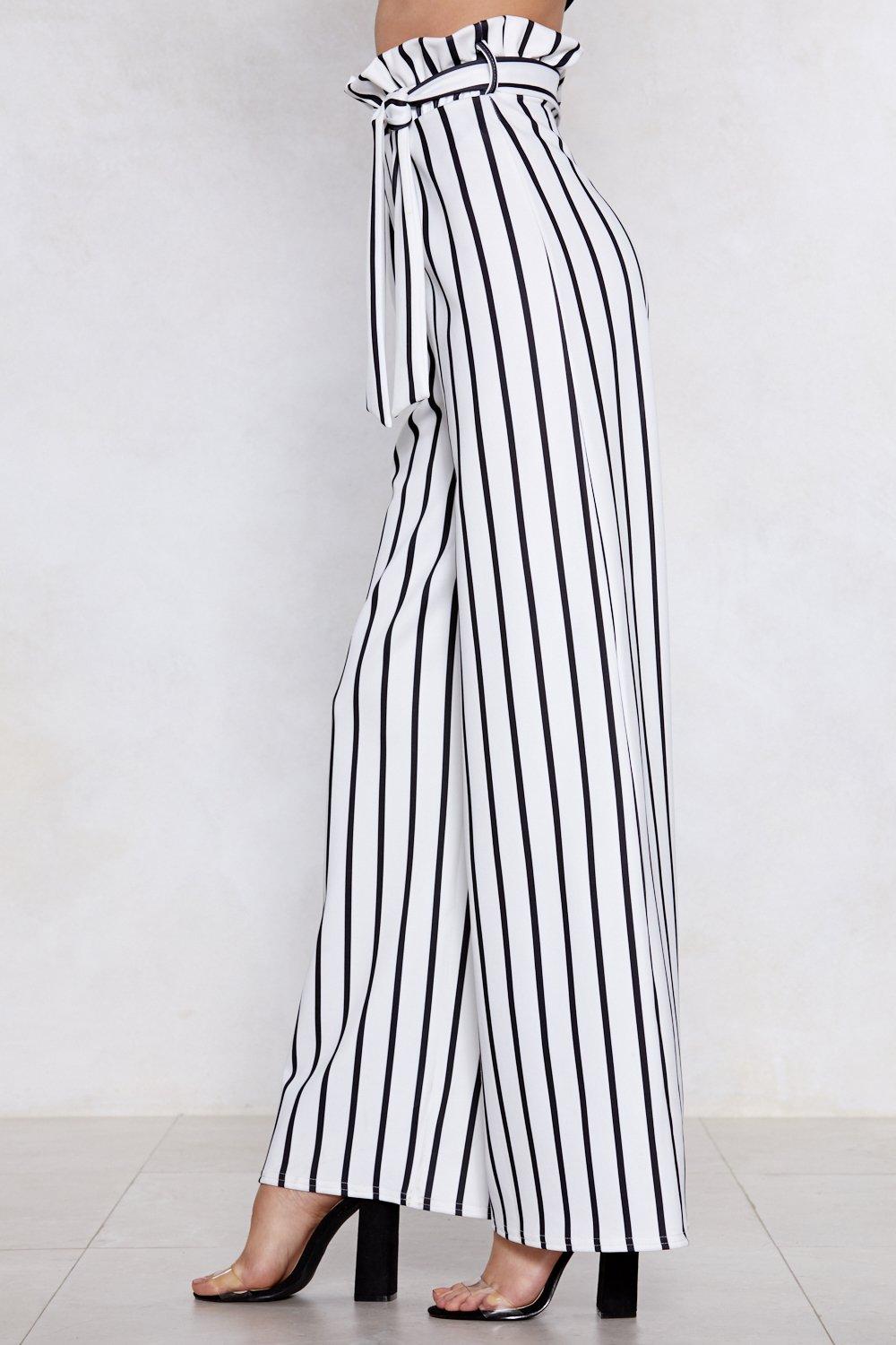 long striped pants