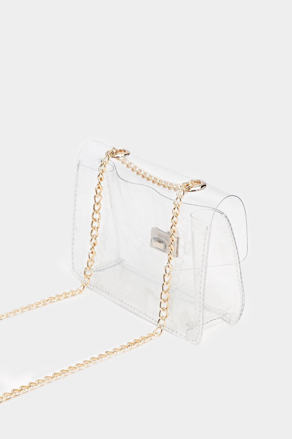 nasty gal clear bag