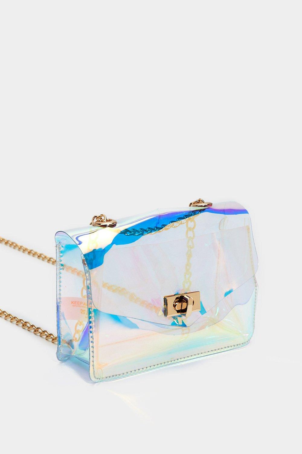 holographic crossbody bag