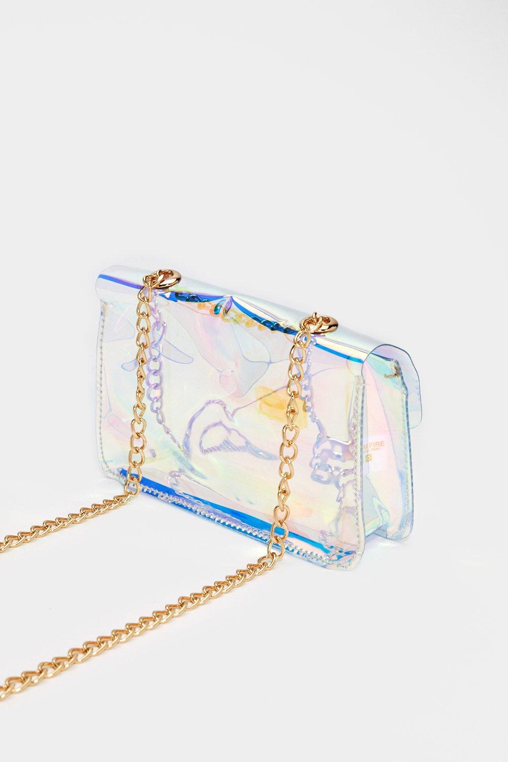 holographic crossbody bag