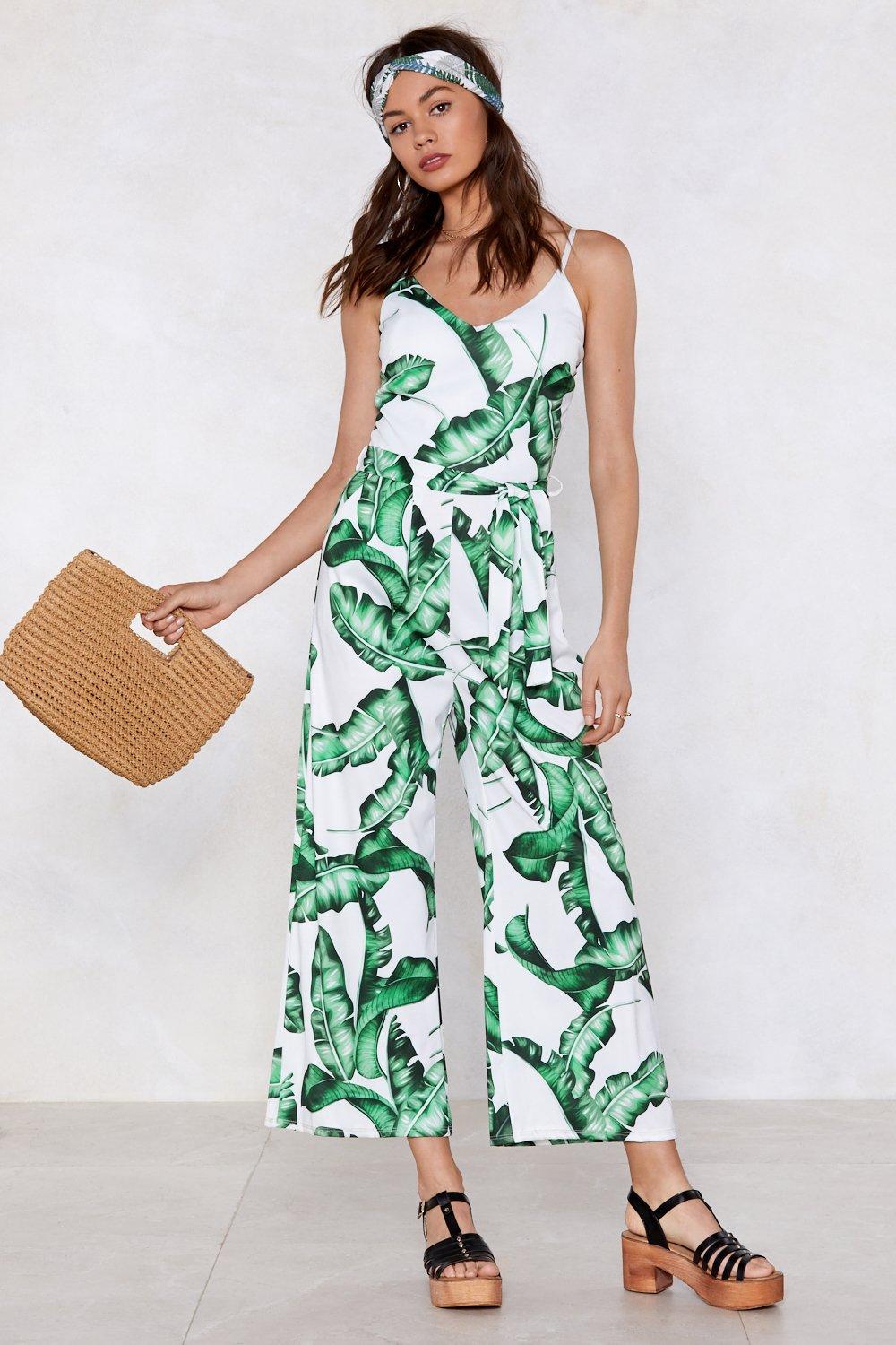 palm jumpsuit