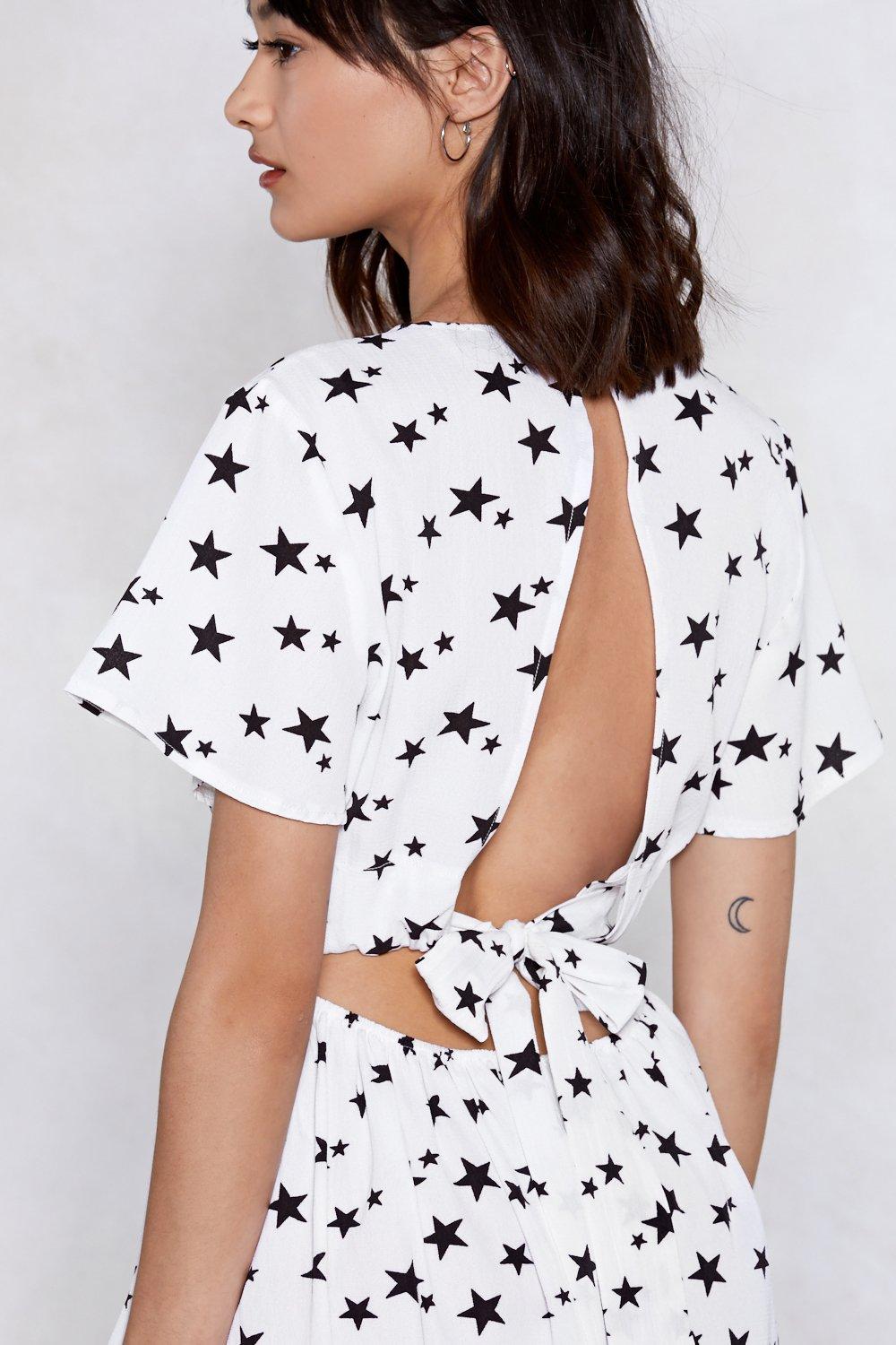 white star dress