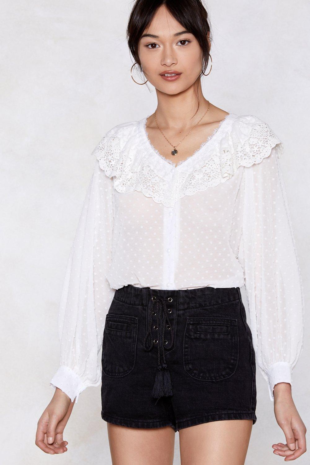 sheer blouse canada